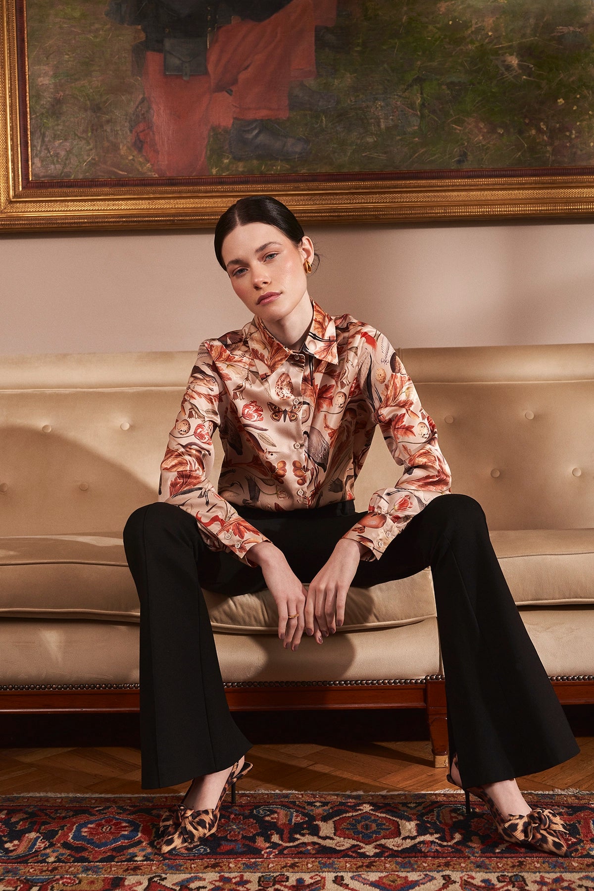 Siik Blouse - Aurora