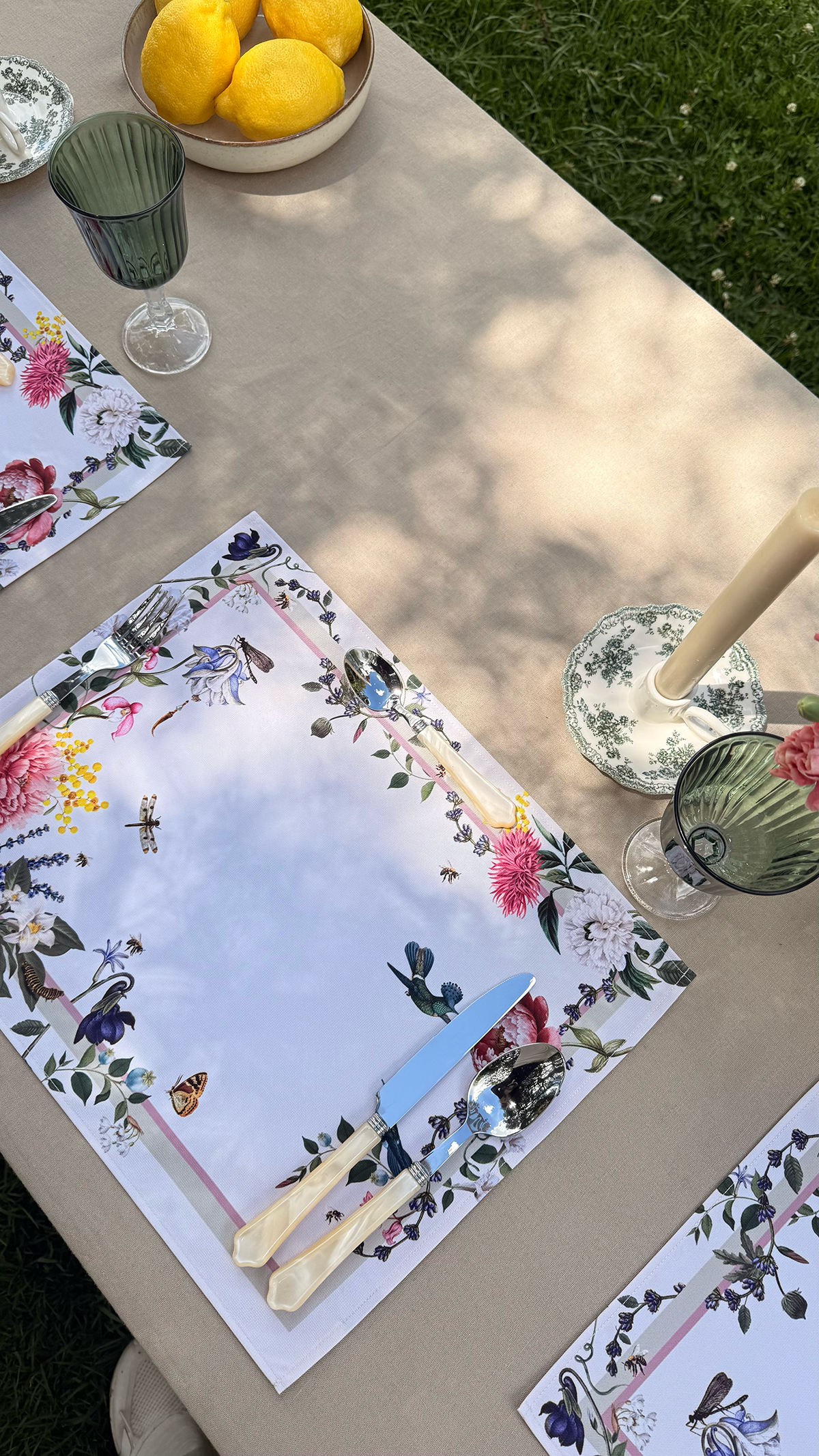 Placemat - Jardin Ivory