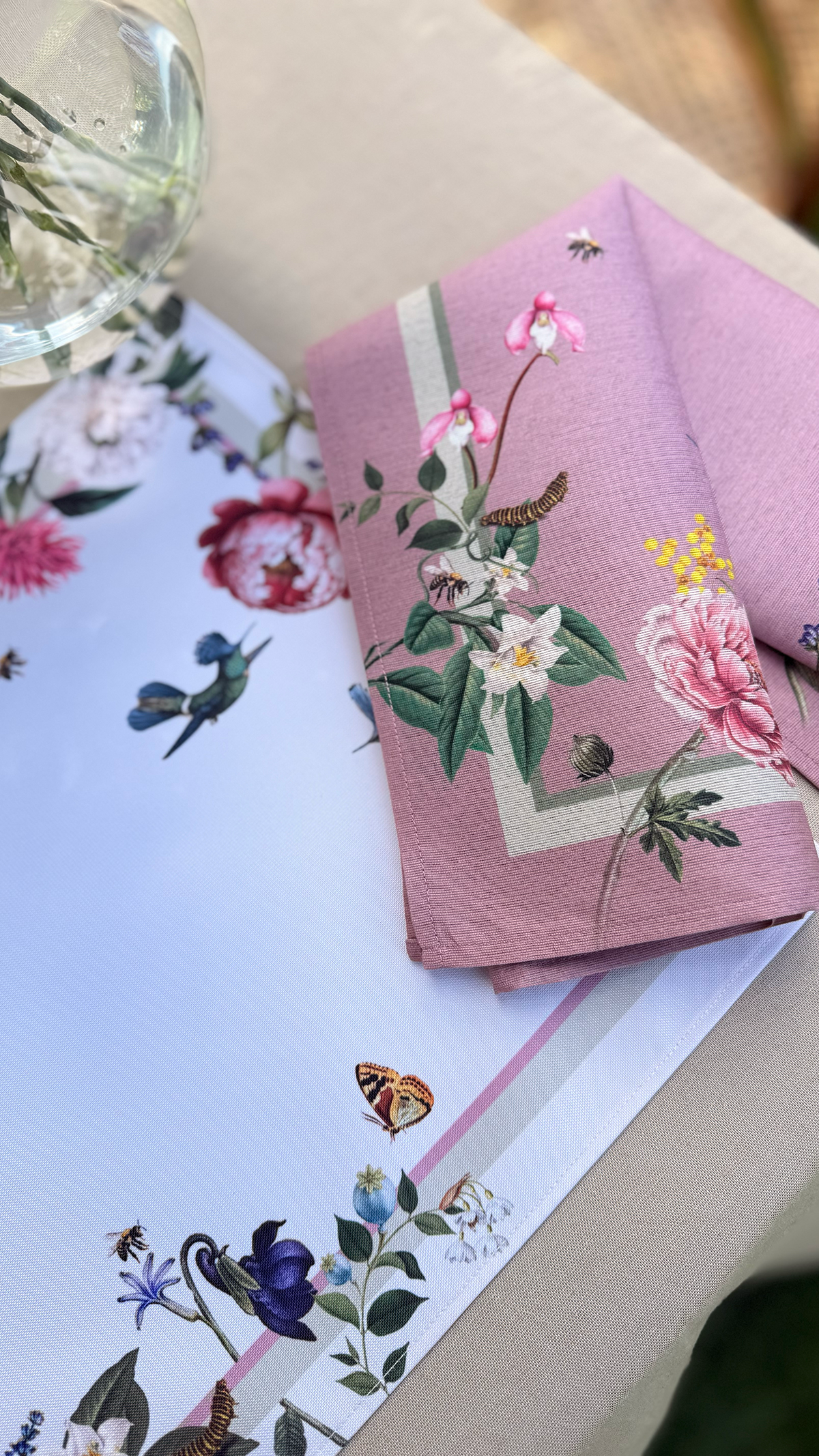 Napkins - Jardin Pink