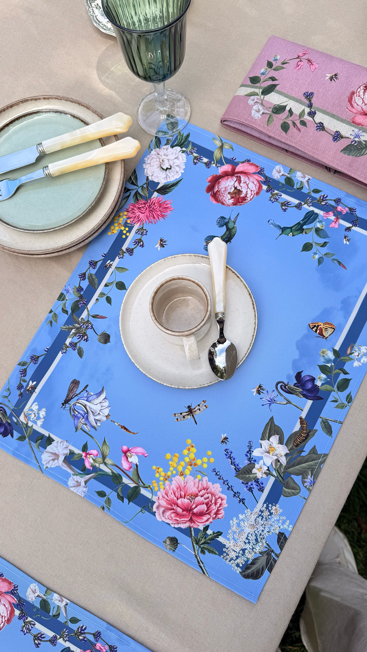 Placemat - Jardin Blue