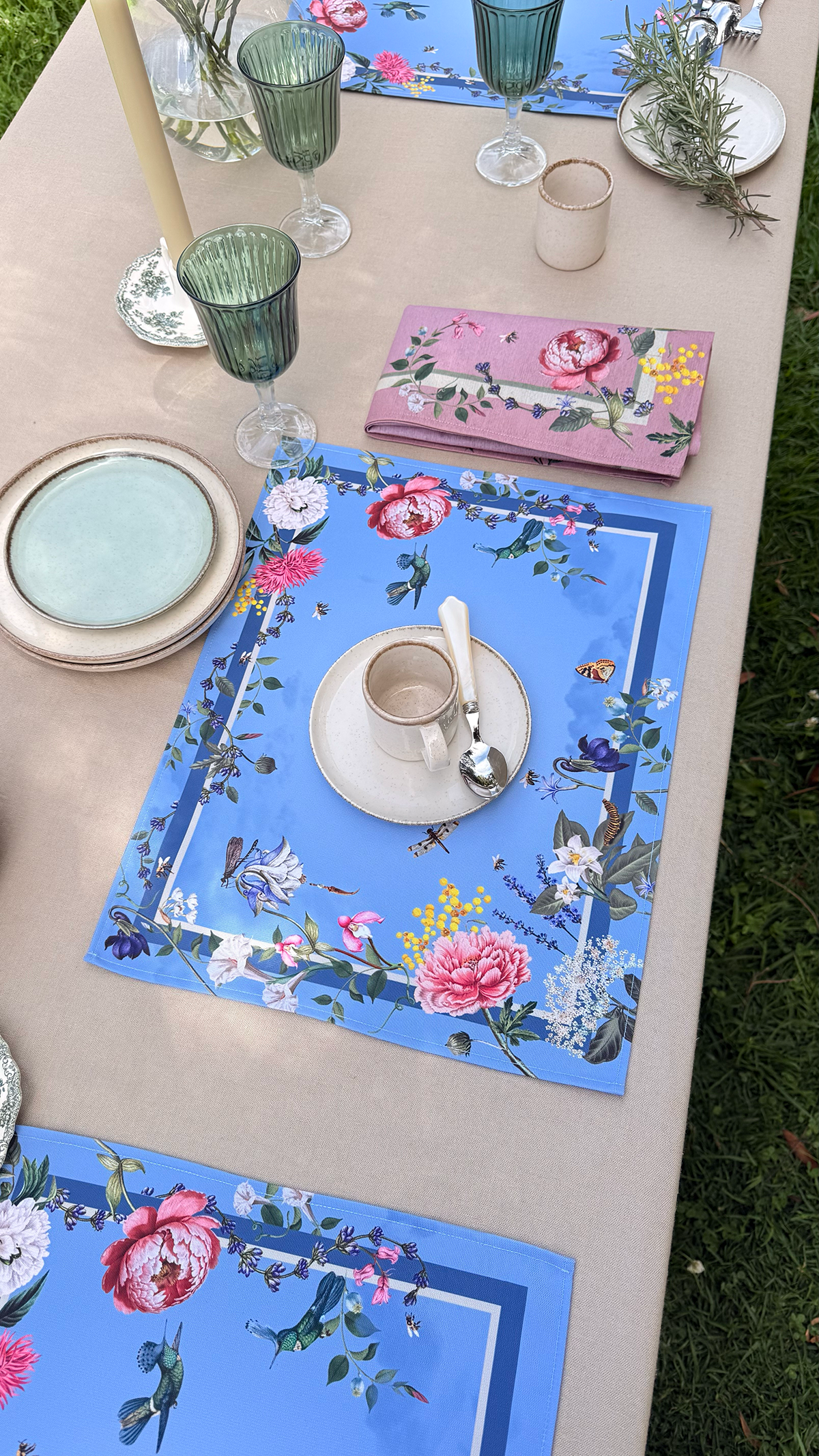 Placemat - Jardin Blue