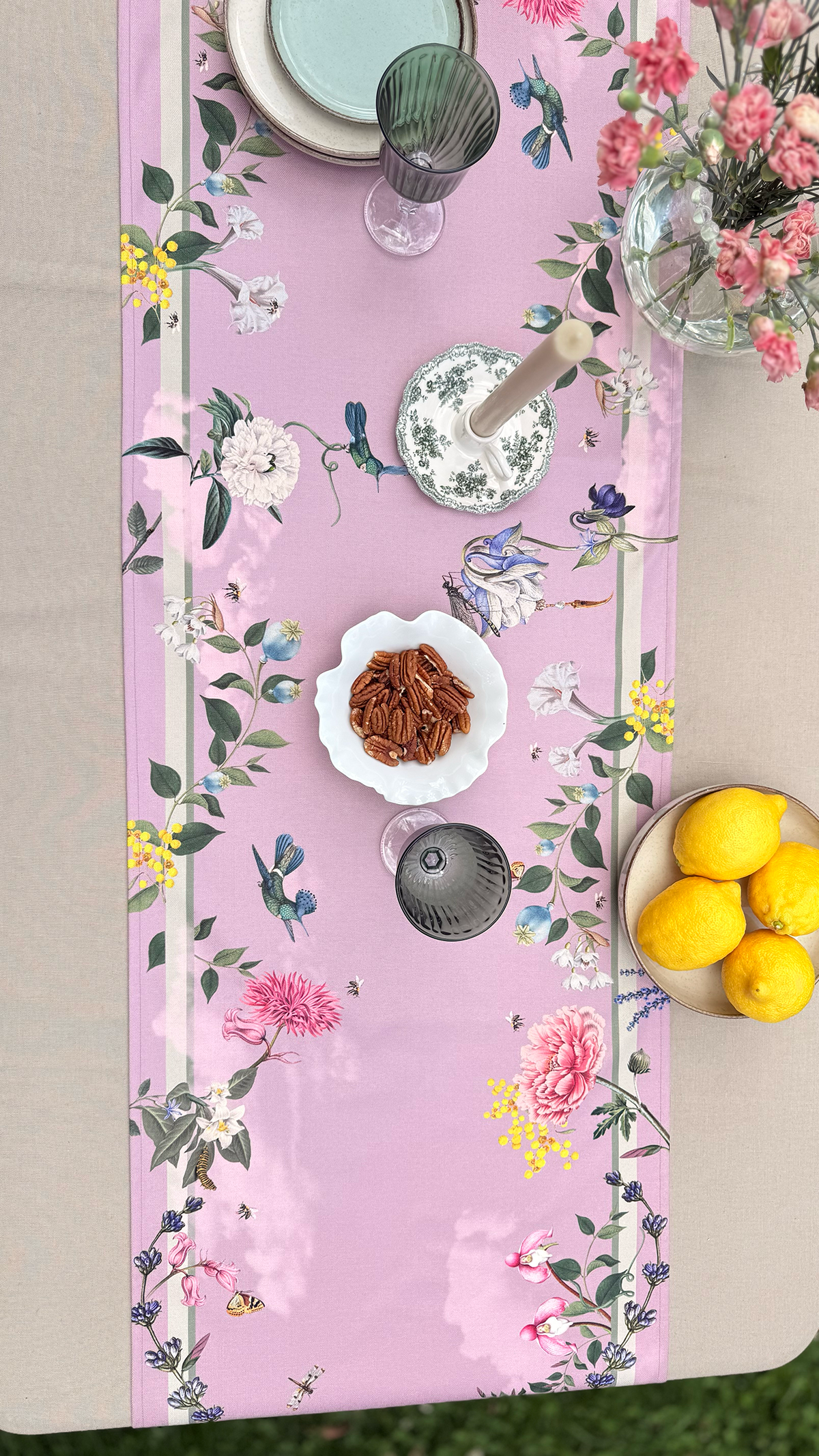 Table Runner - The Garden Pink