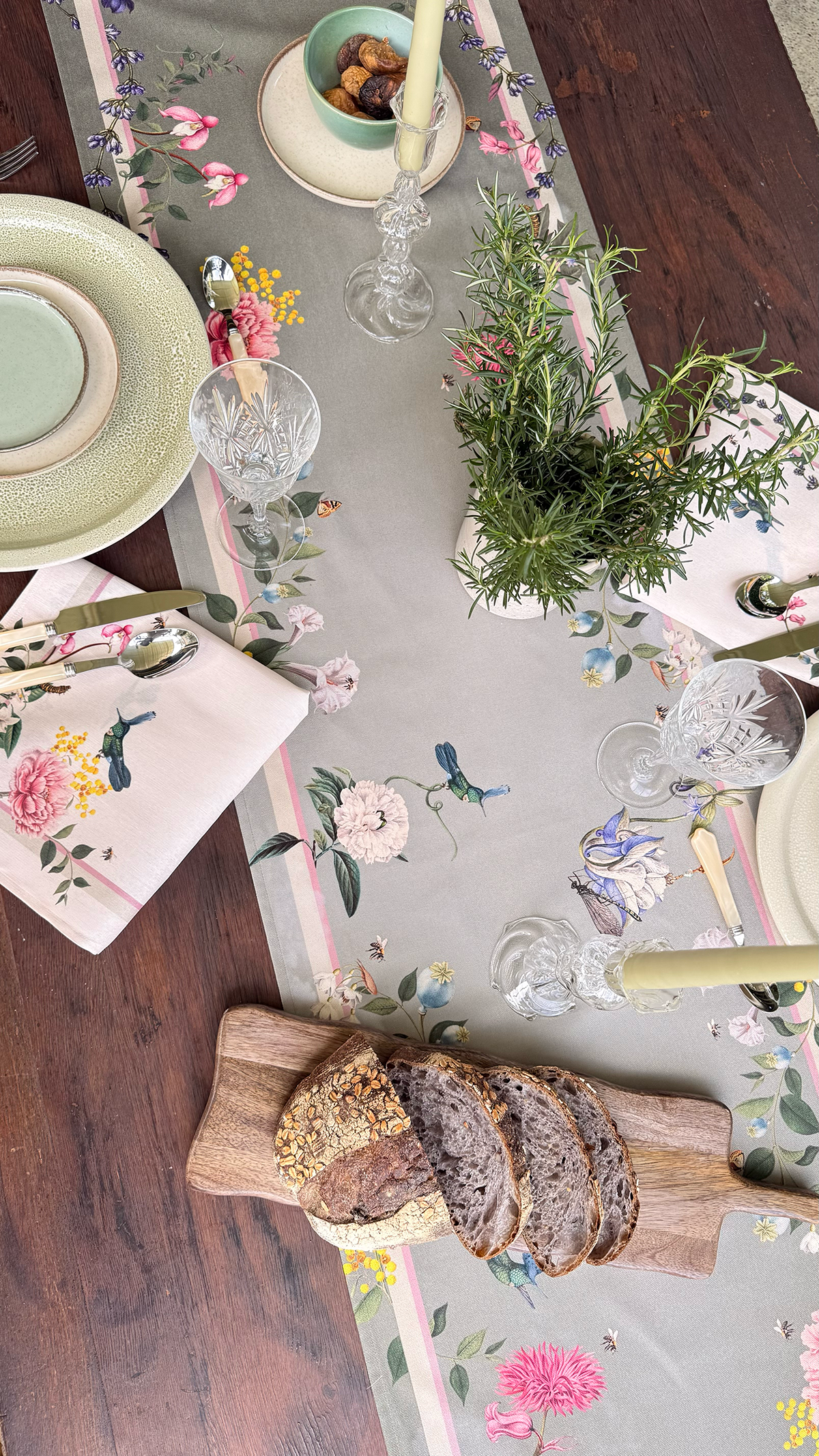 Table Runner - Jardin Green