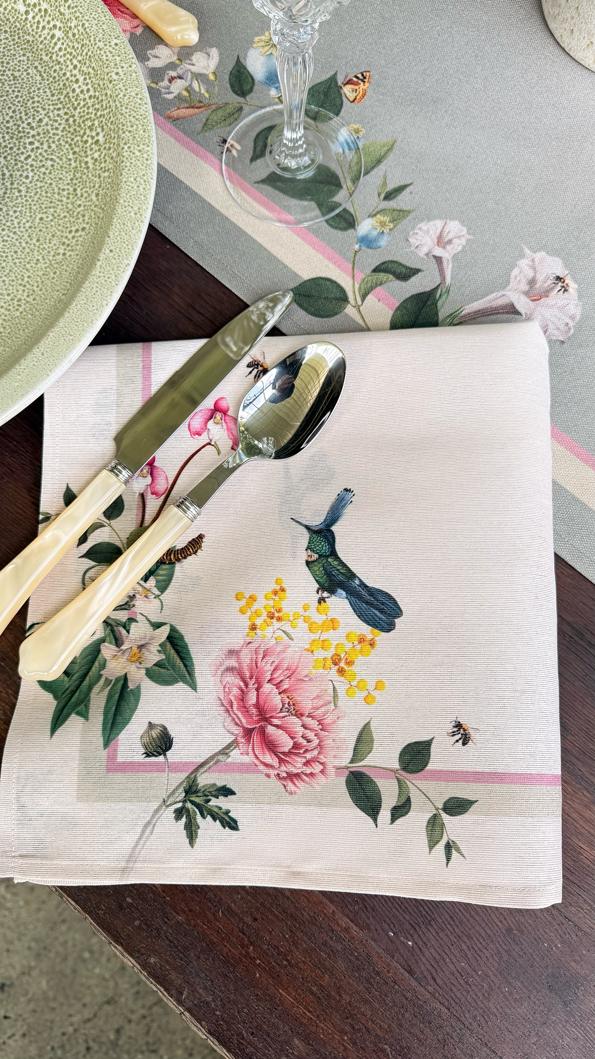 Napkins - The Garden Ivory