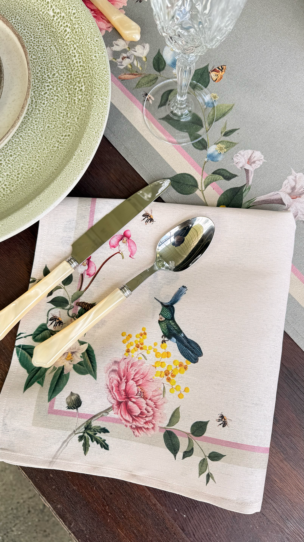 Napkins - The Garden Ivory