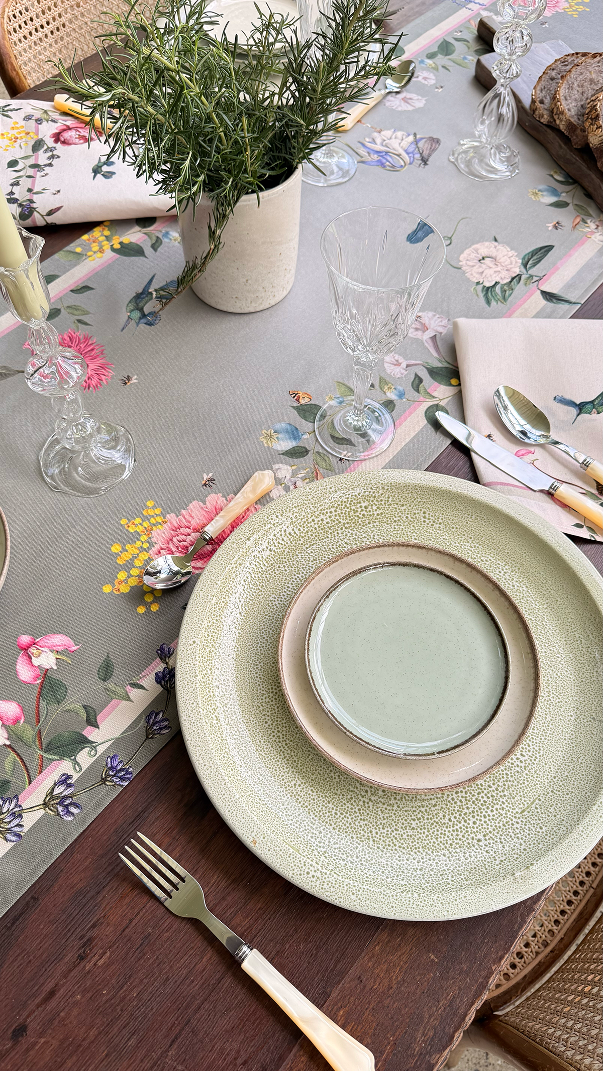 Table Runner - The Garden Green