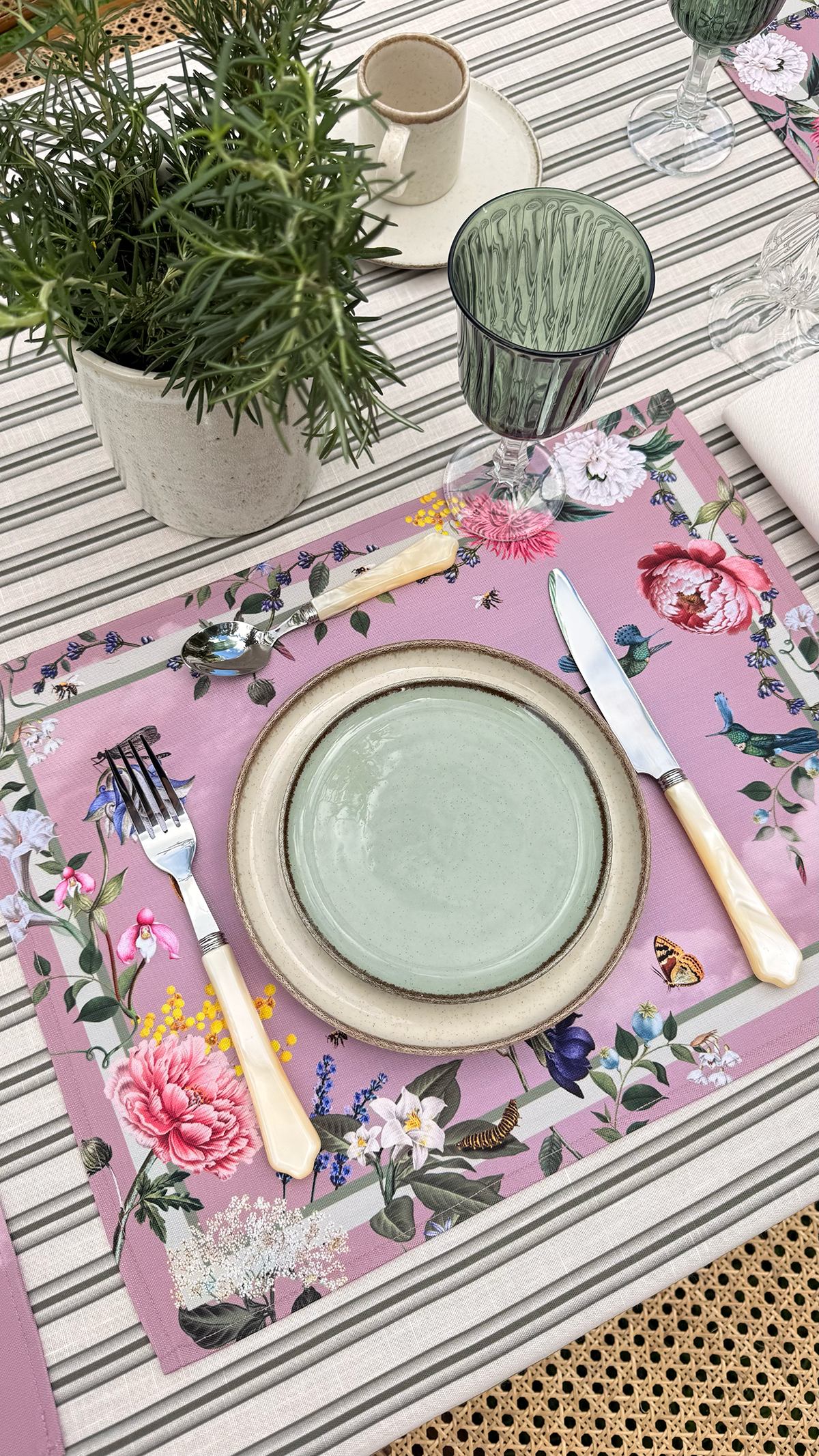 Placemat - Jardin Pink