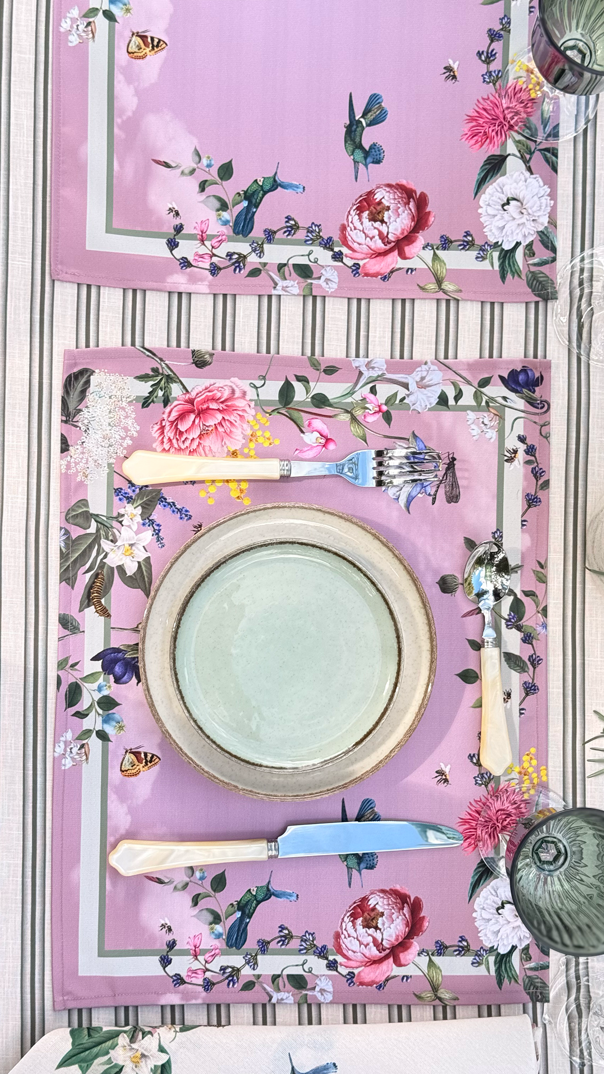 Placemat - The Garden Pink