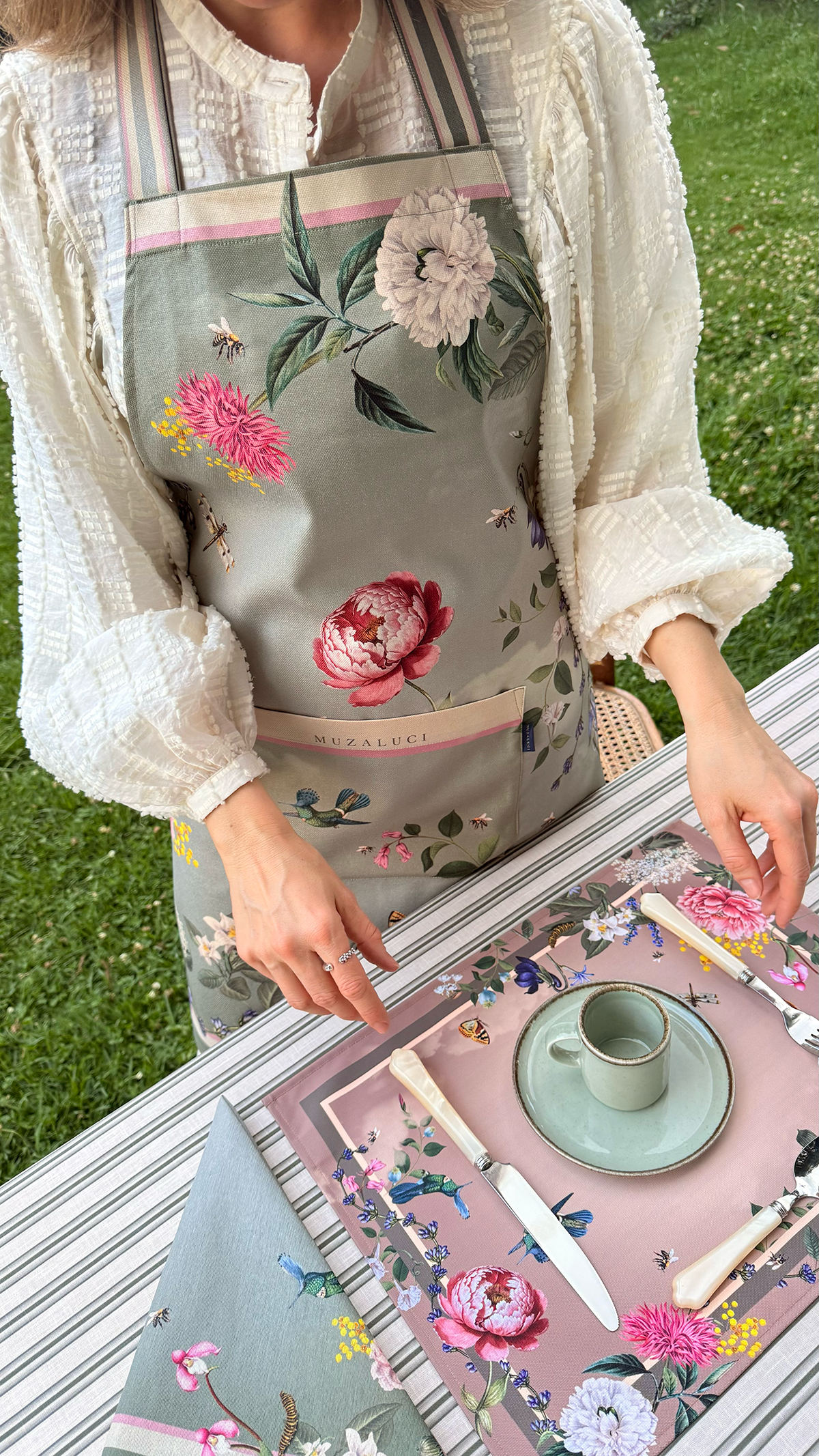Apron - Jardin Green