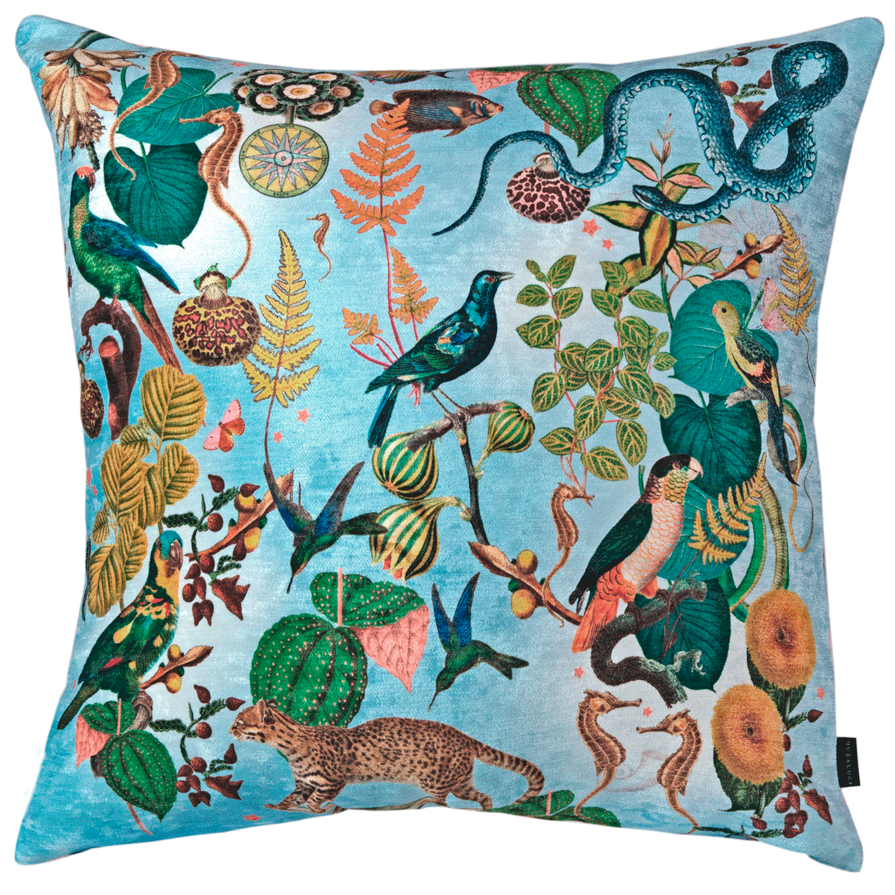 Mar del Cielo Animals - Velvet Pillow