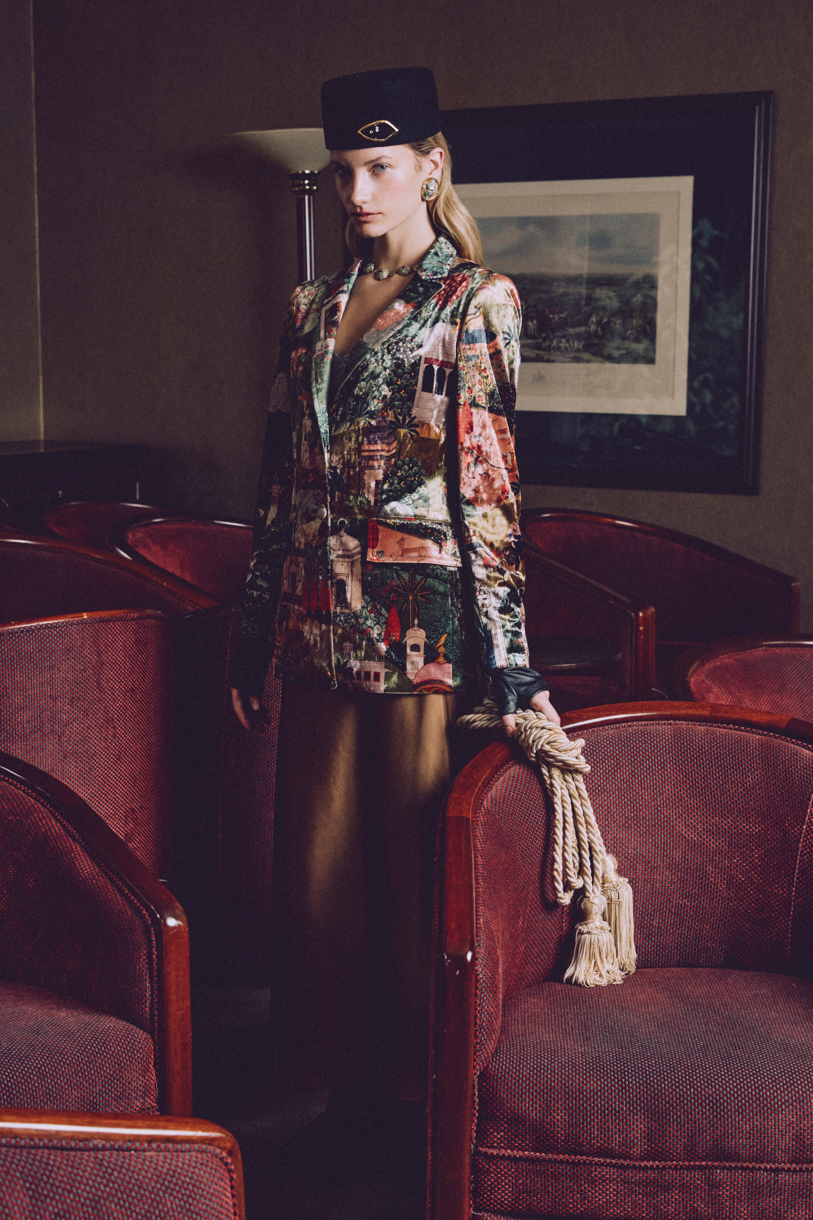 Thai - Velvet Blazer