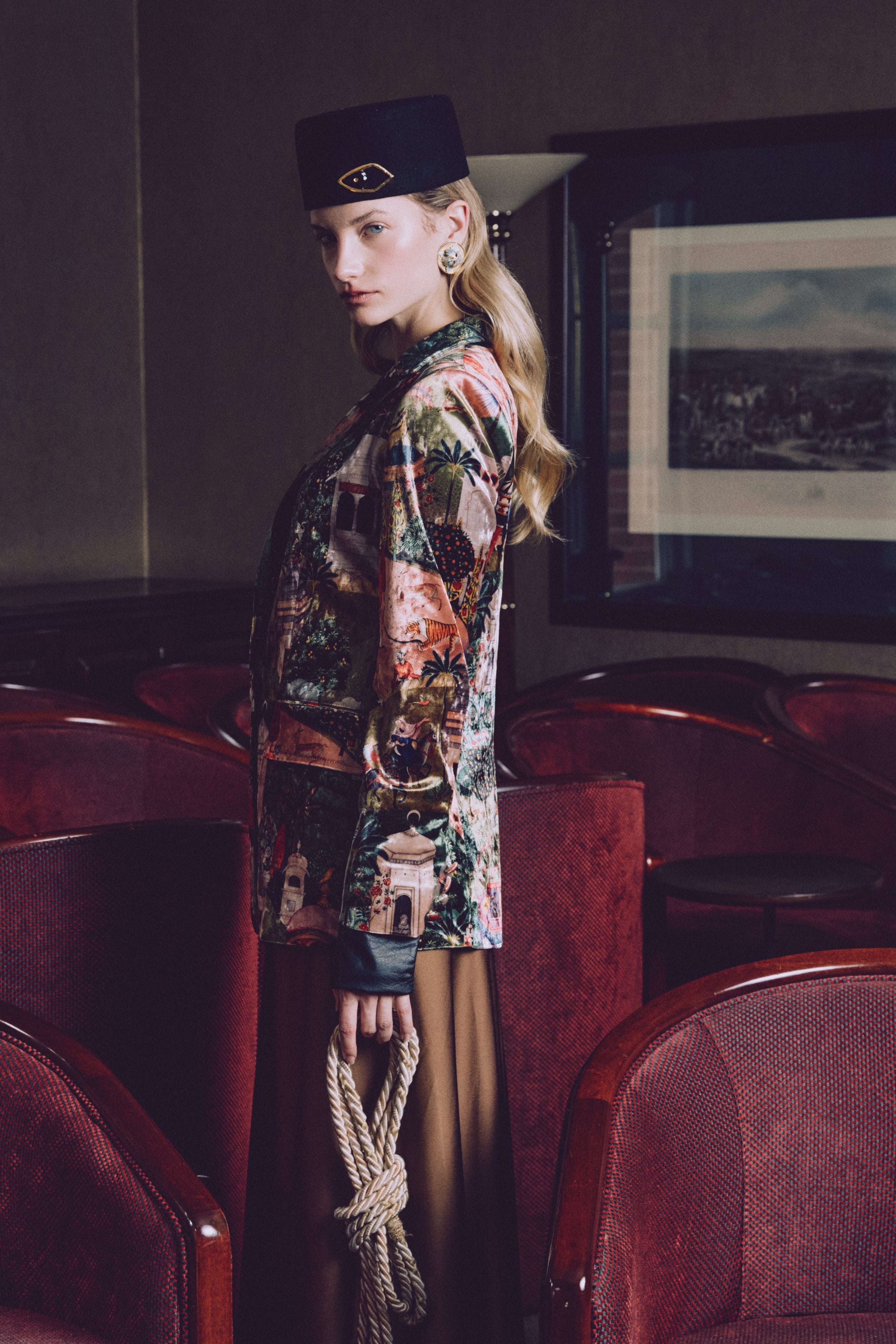 Thai - Velvet Blazer