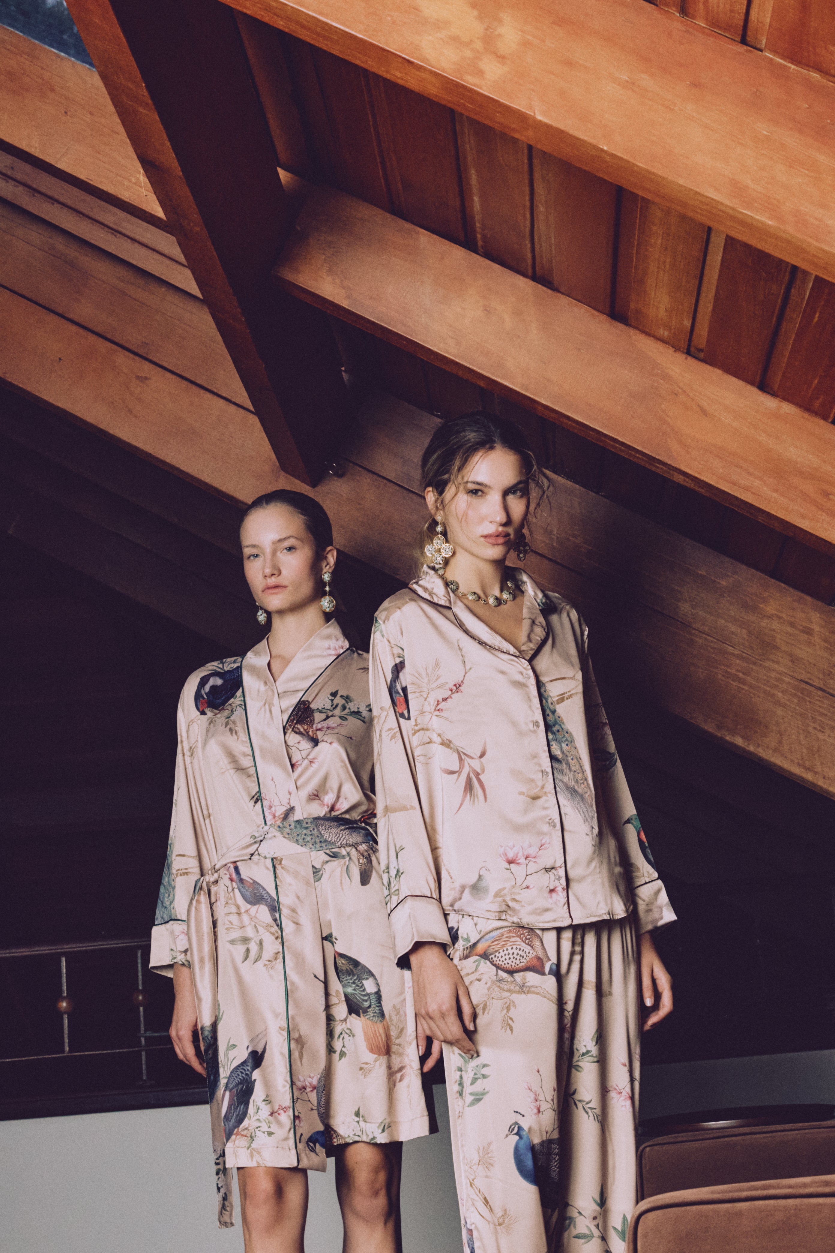 Long pajama set - Faisanes