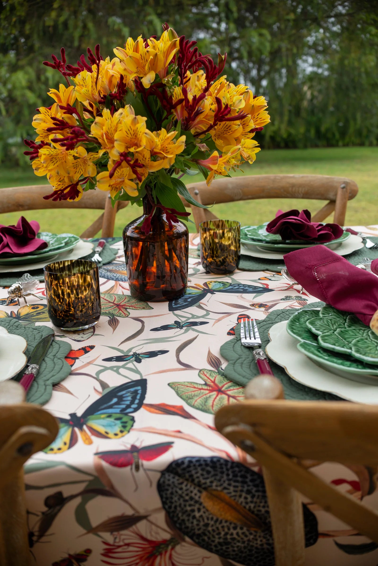 Butterfly Aqua - Tablecloth