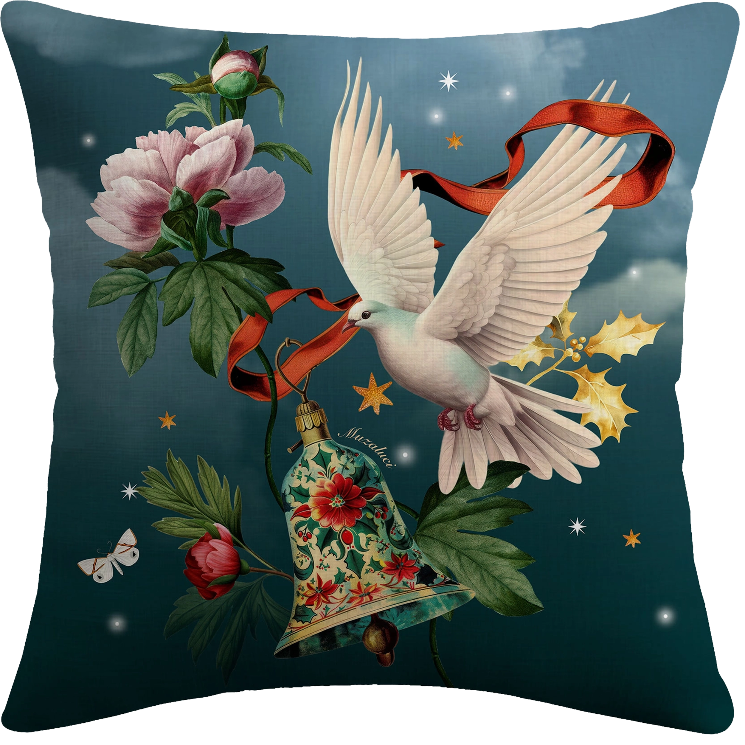 Velvet Pillow - Natividad Pigeon