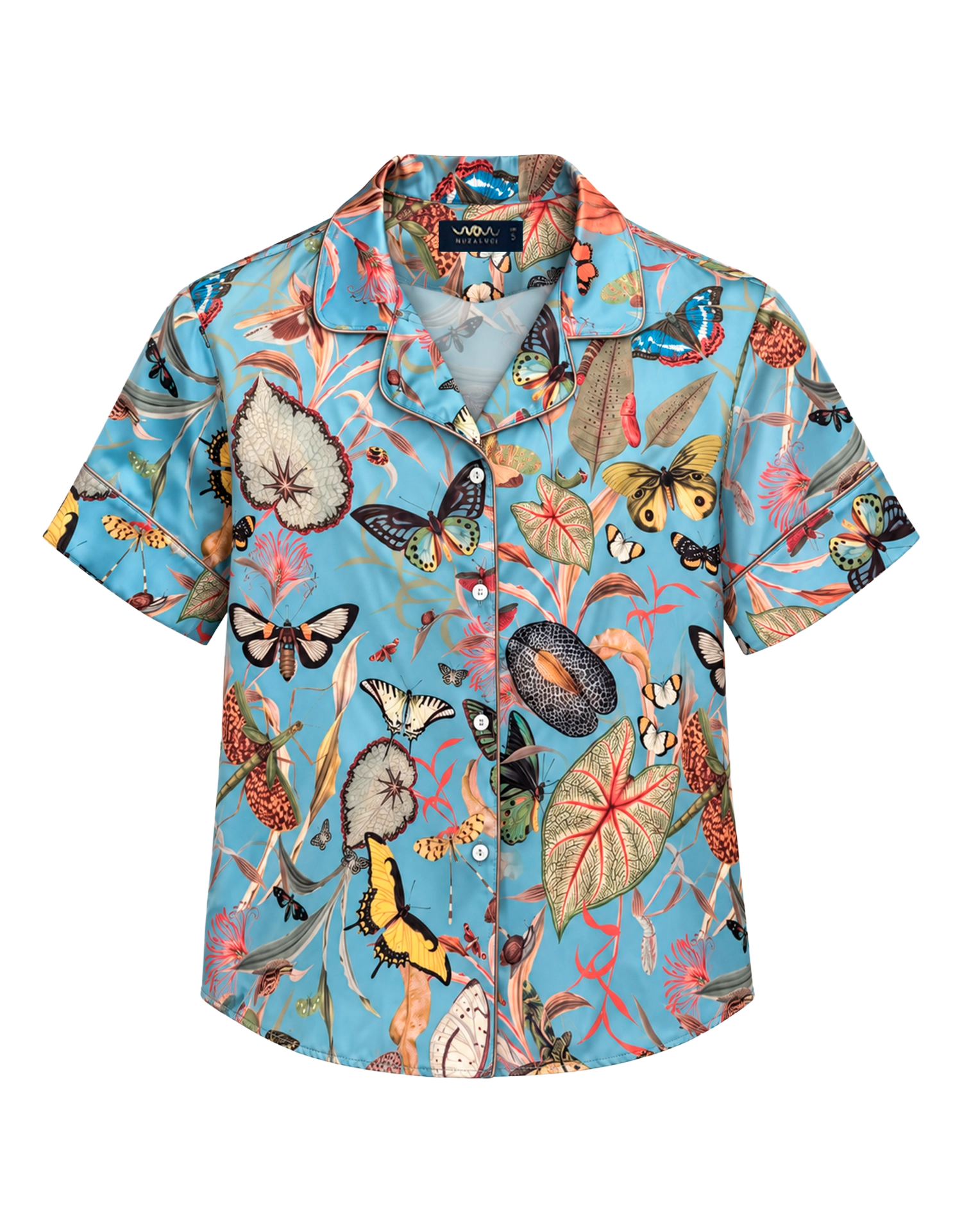 Short pajama set - Blue Butterfy