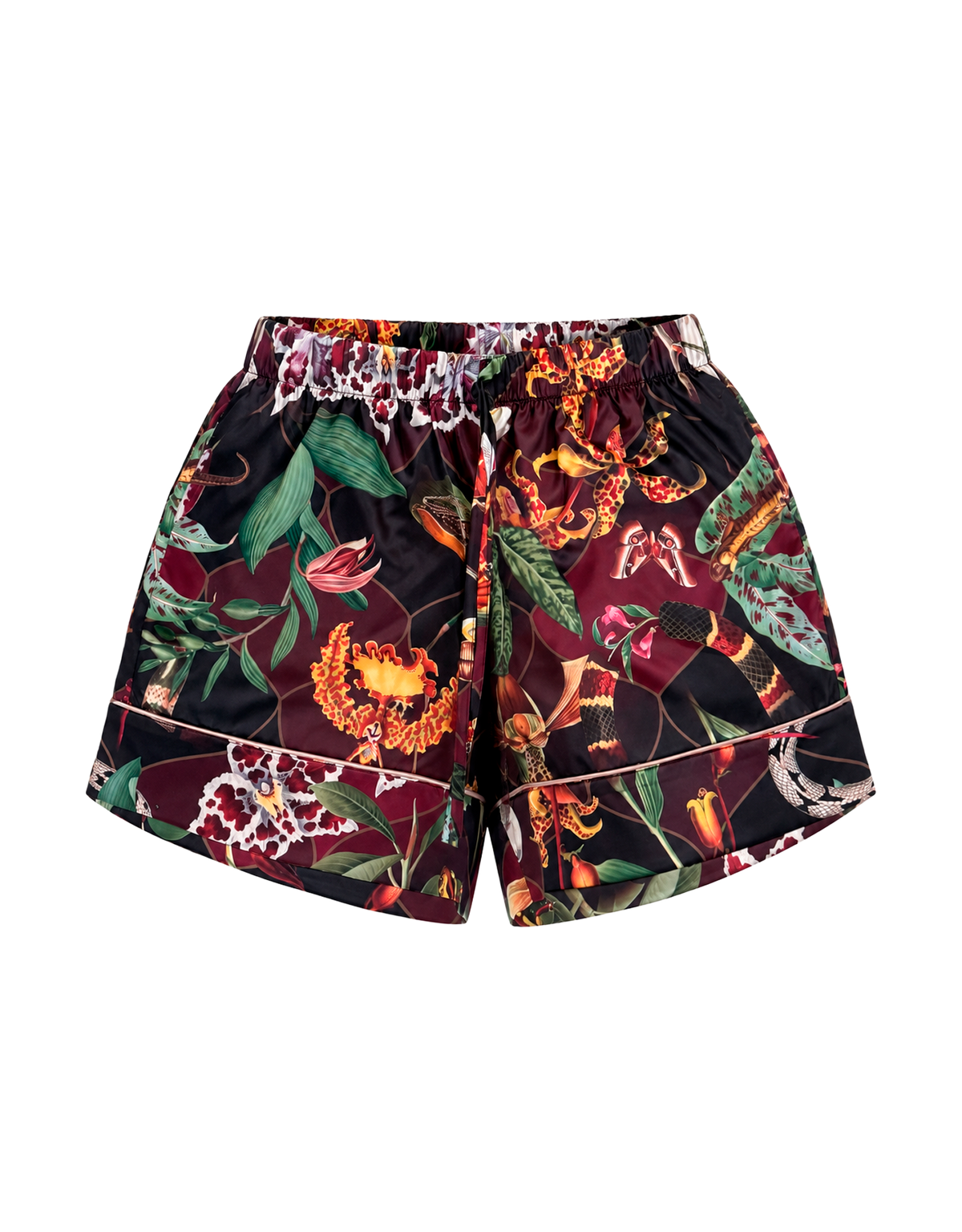 Short pajama set - Orquideas Tigre