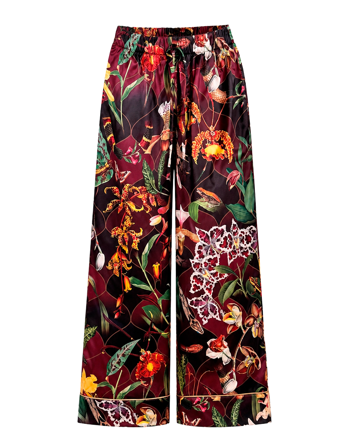 Long pajama set - Orquideas Tigre