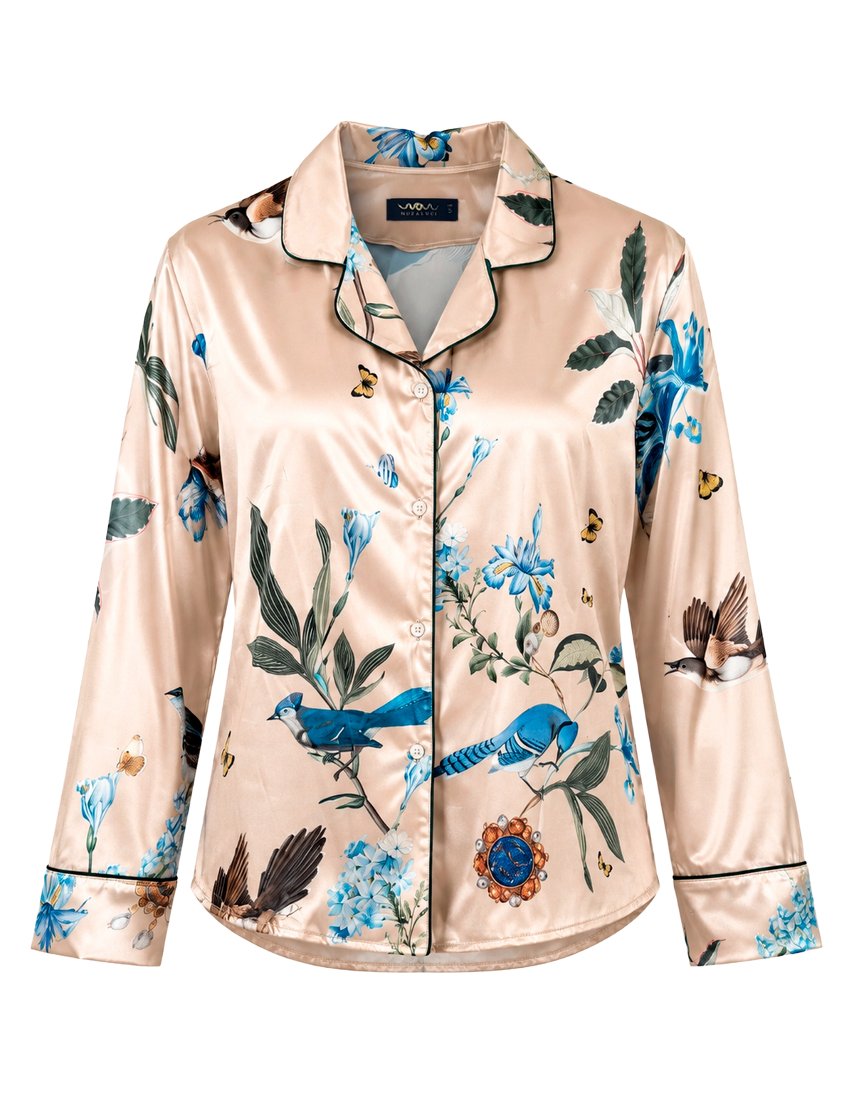 Long pajama set - Turquesa
