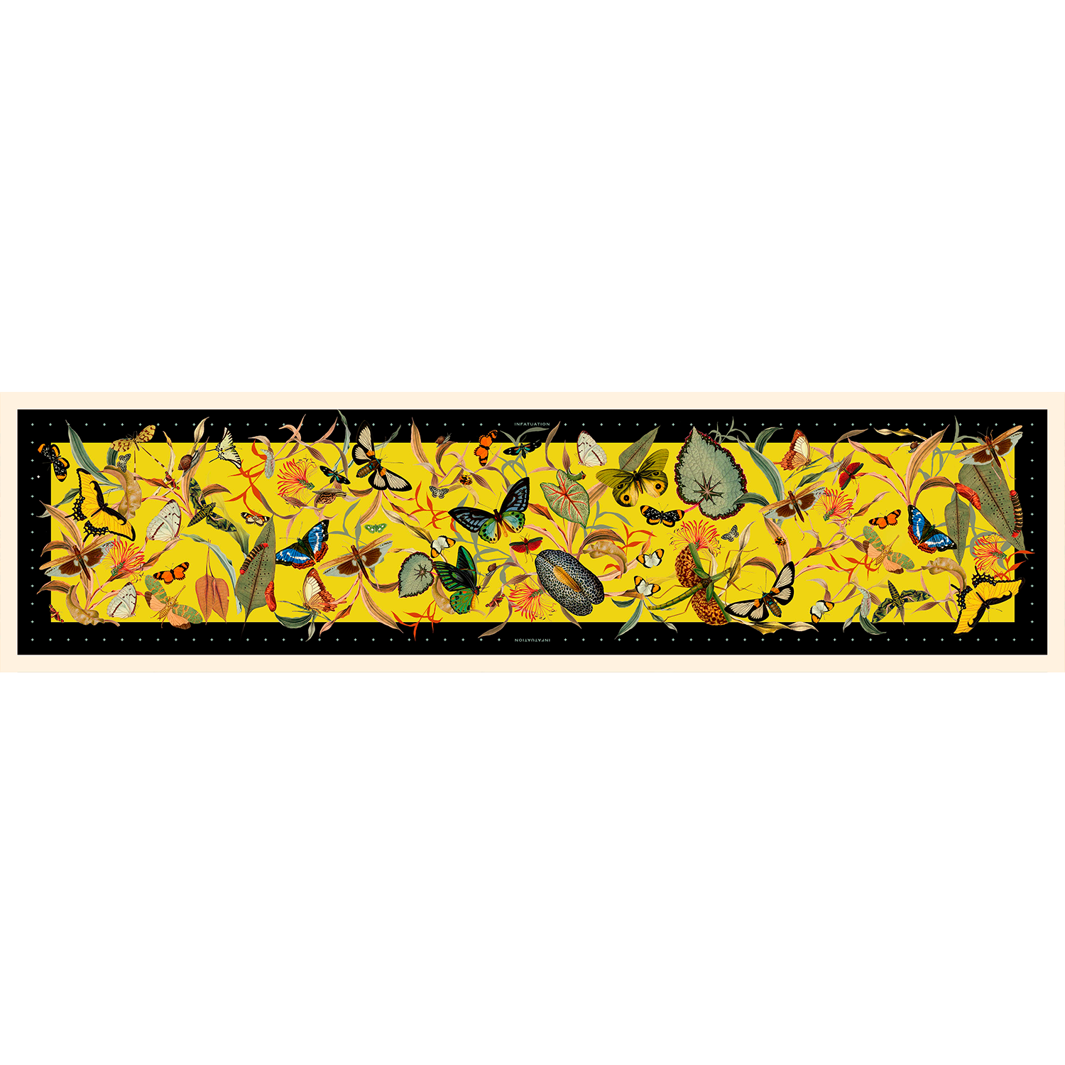 Butterfly Yellow - Pashmina