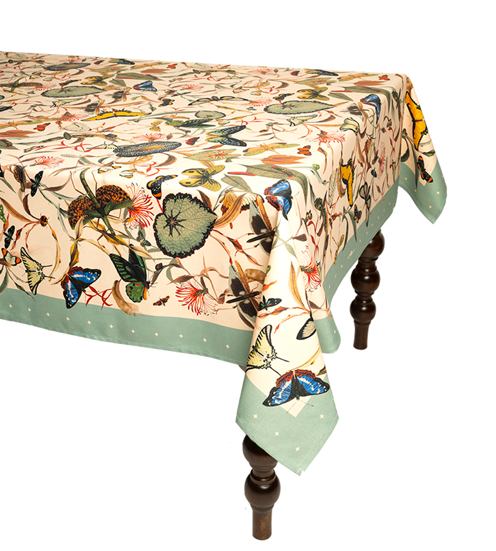 Butterfly Aqua - Tablecloth