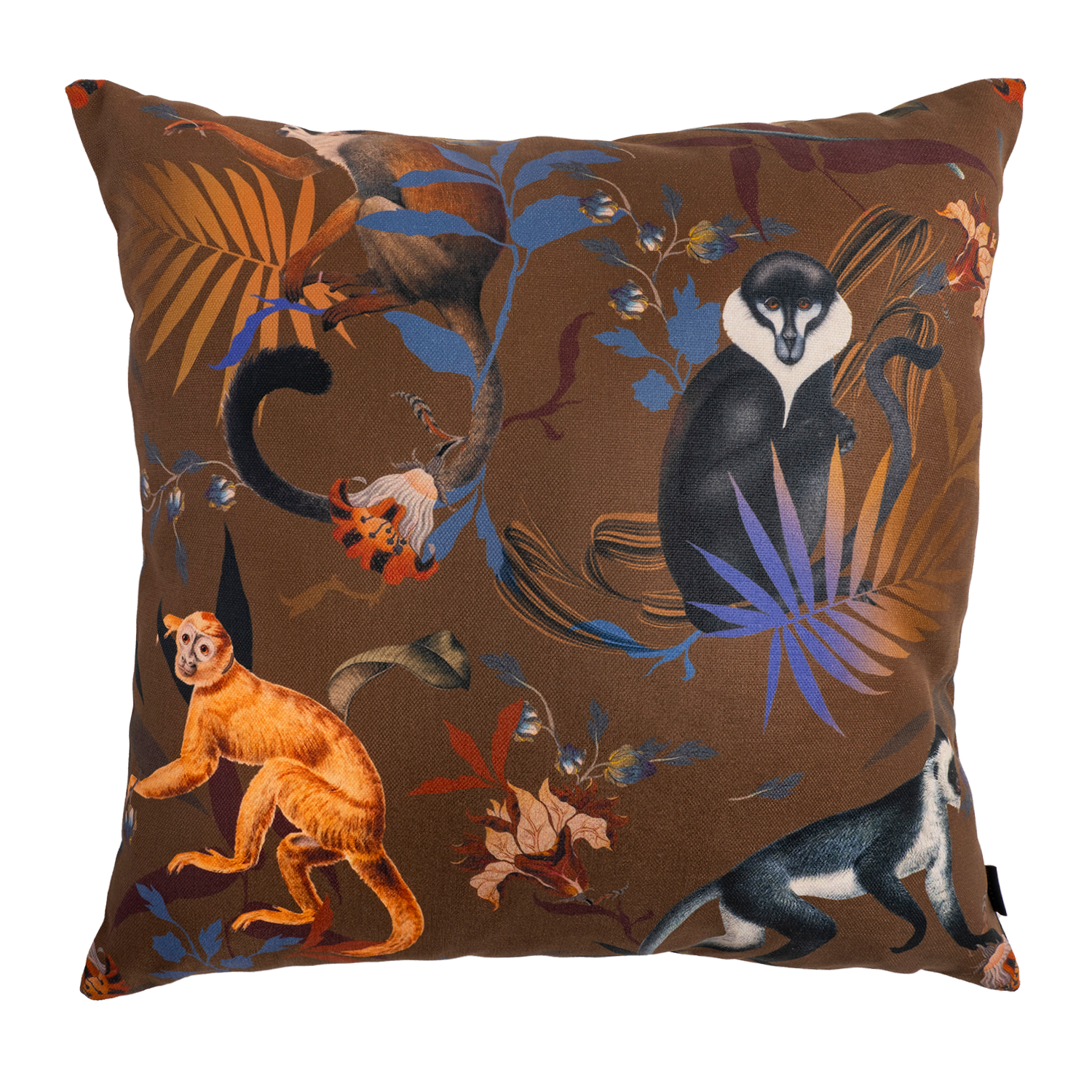 Monkeys Brown - Canvas Pillow