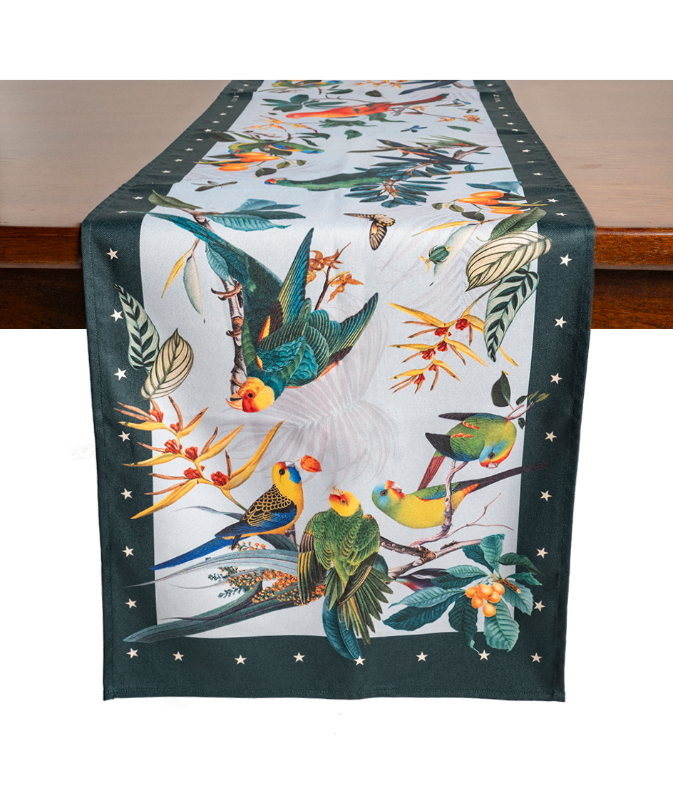 Colombian Parrots Sky - Table Runner