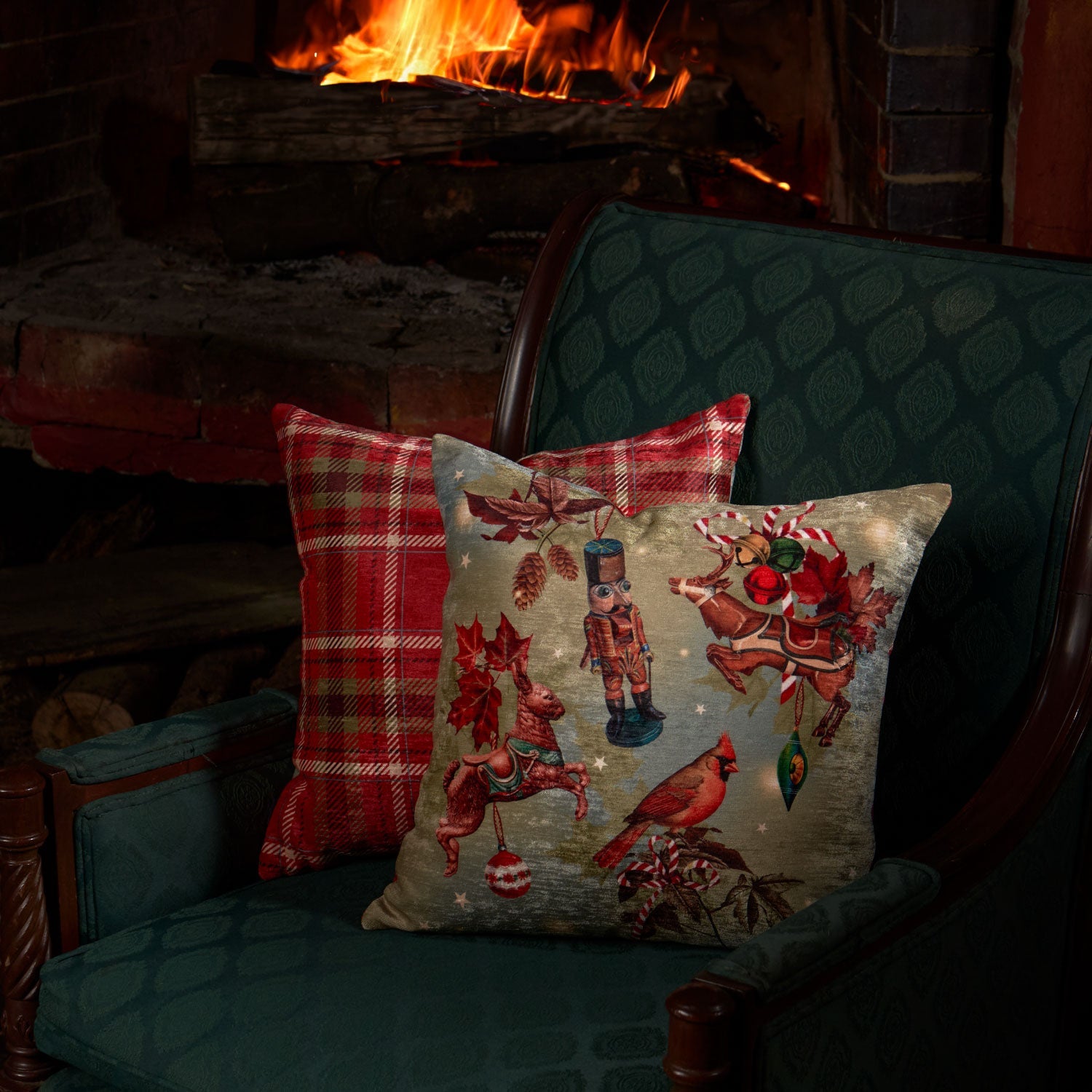 Navidad Cascanueces - Velvet Pillow