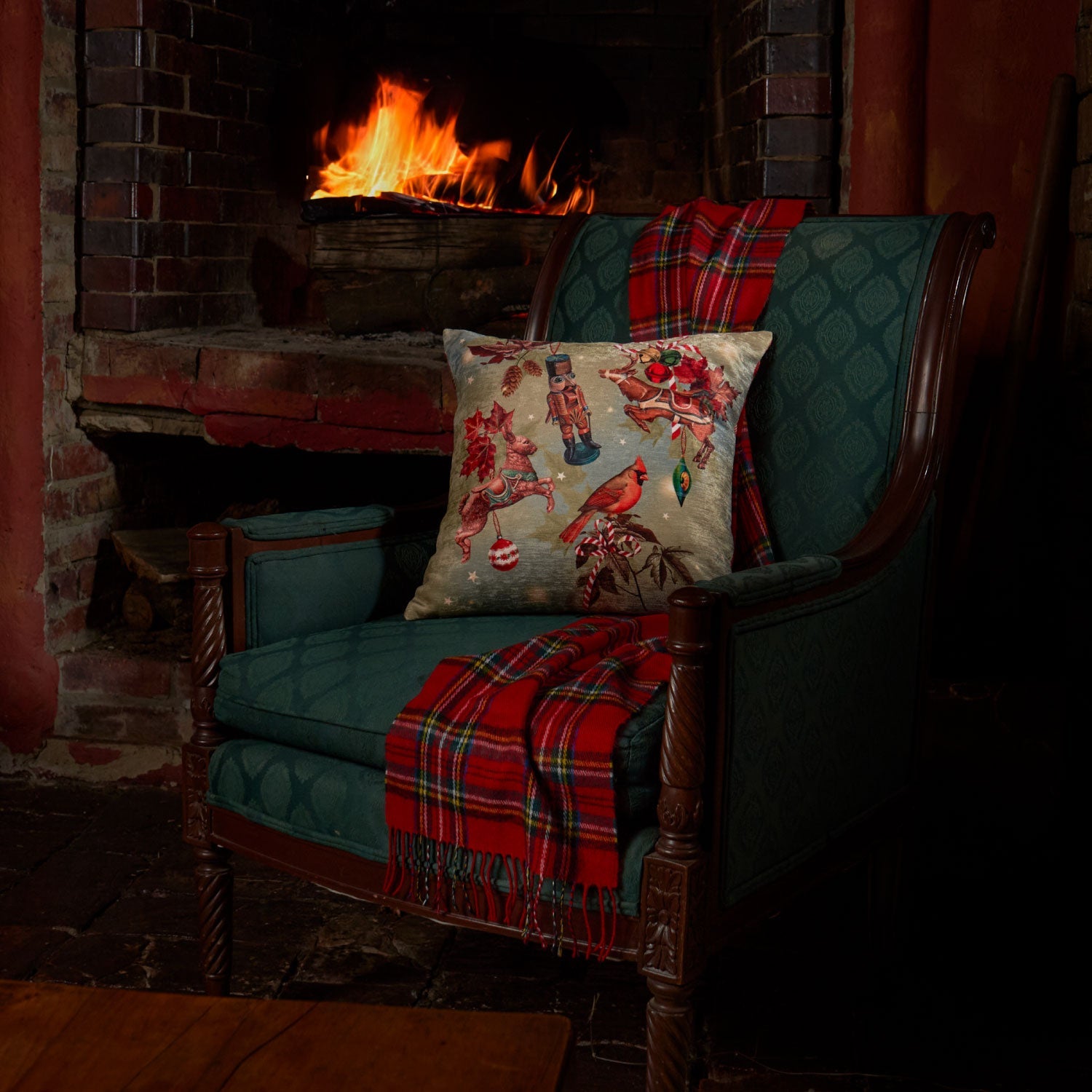 Navidad Cascanueces - Velvet Pillow