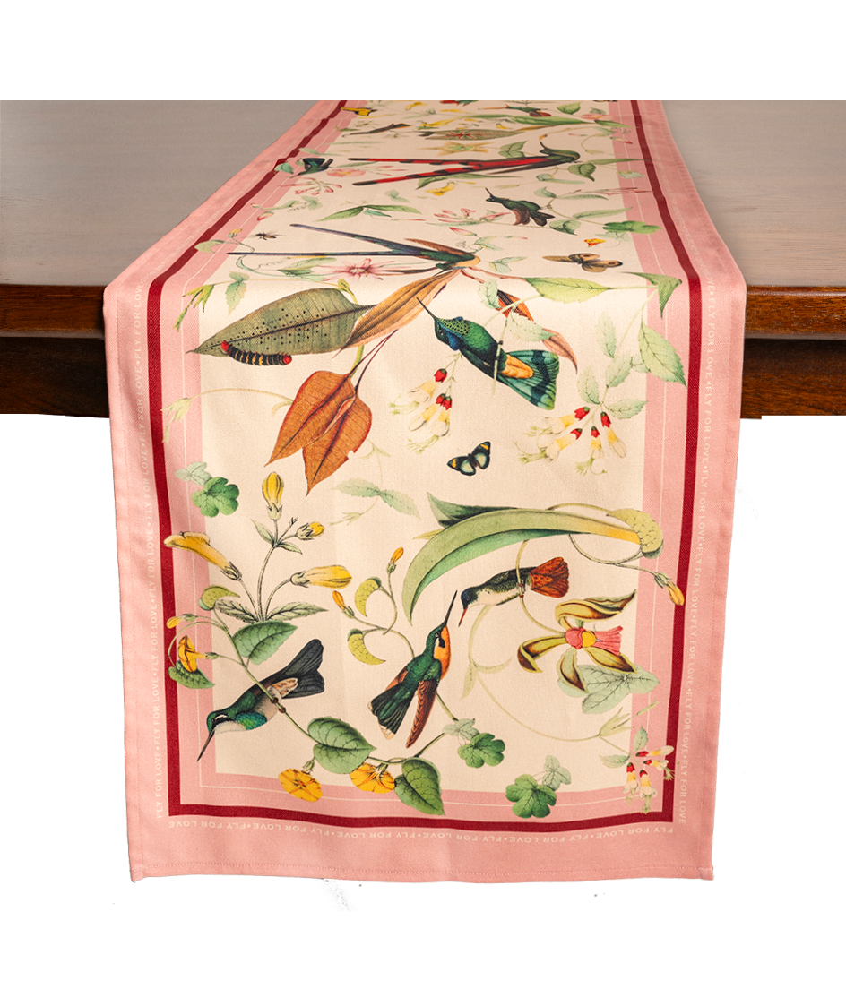 Hummingbird Pink - Table Runner