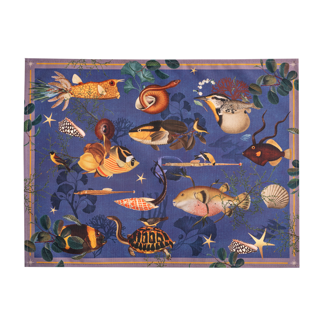 Fishes Purple - Placemat