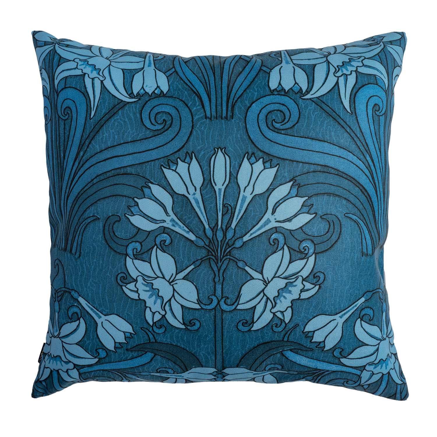Santas´s Atelier Blue - Canvas Pillow