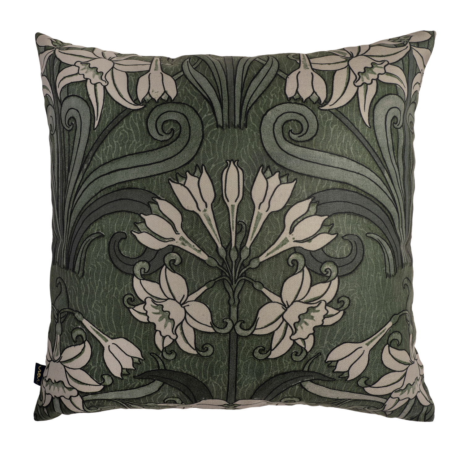 Santa´s Atelier Green - Canvas Pillow