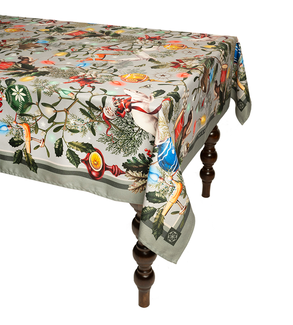 Santa´s Atelier Green - Tablecloth