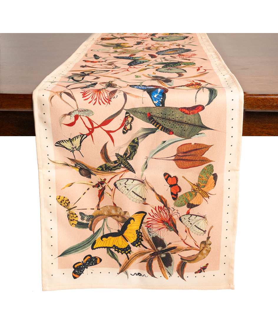 Butterfly Ivory  - Table Runner