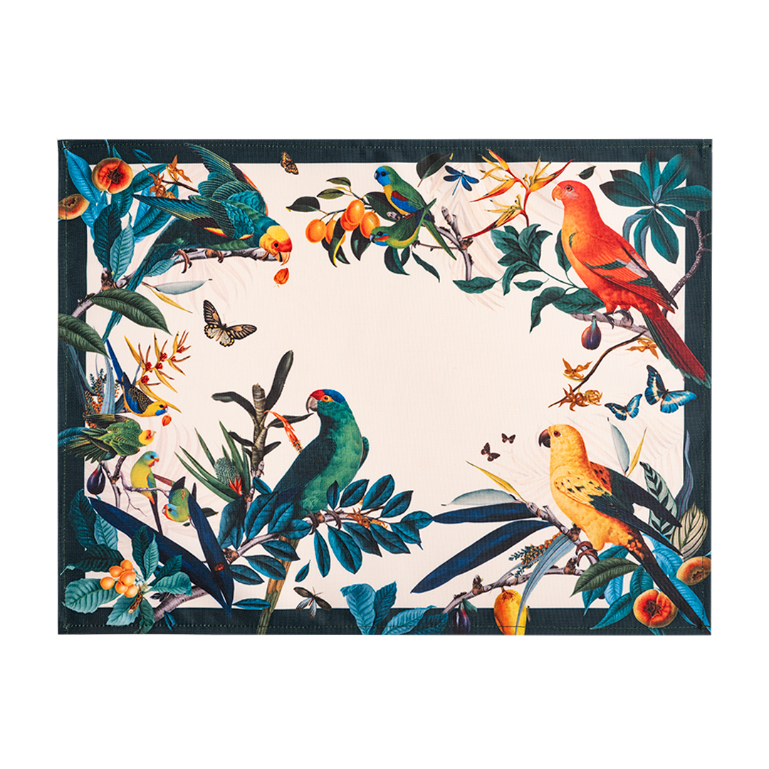 Colombian Parrots Green - Placemat