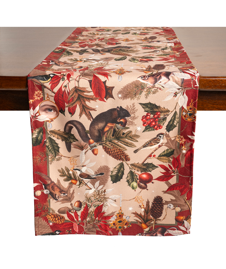 Navidad Ardilla - Table Runner