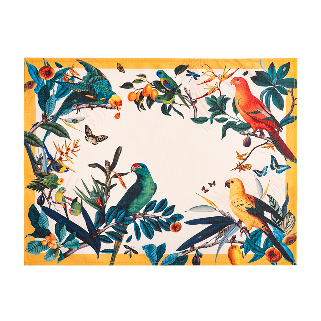 Colombiann Parrots Yellow - Placemat