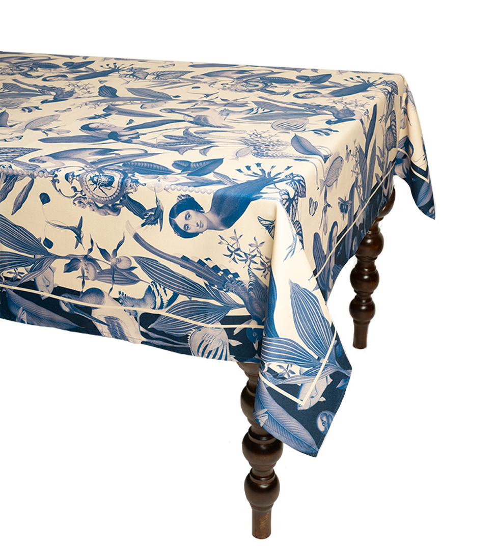 Blue Eyes Blue - Tablecloth