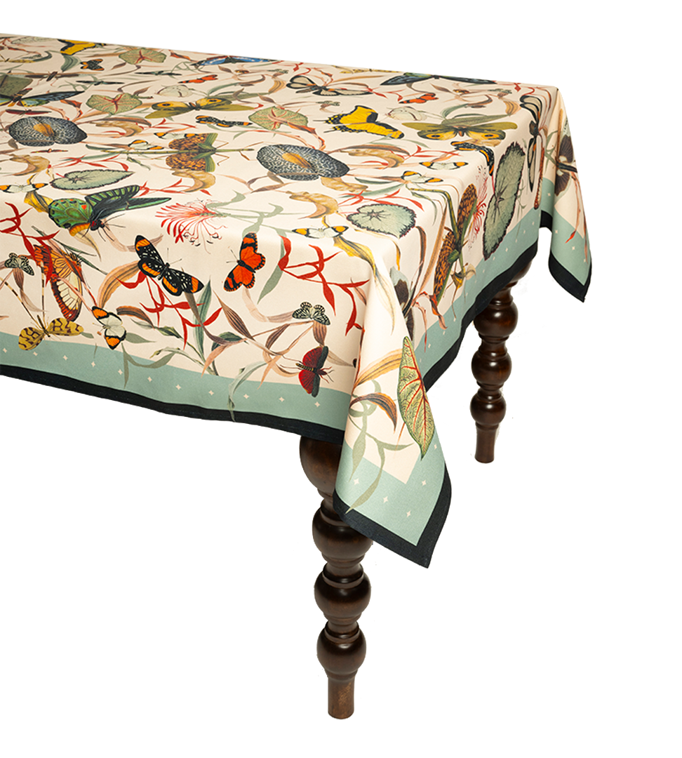 Butterfly Black  - Tablecloth
