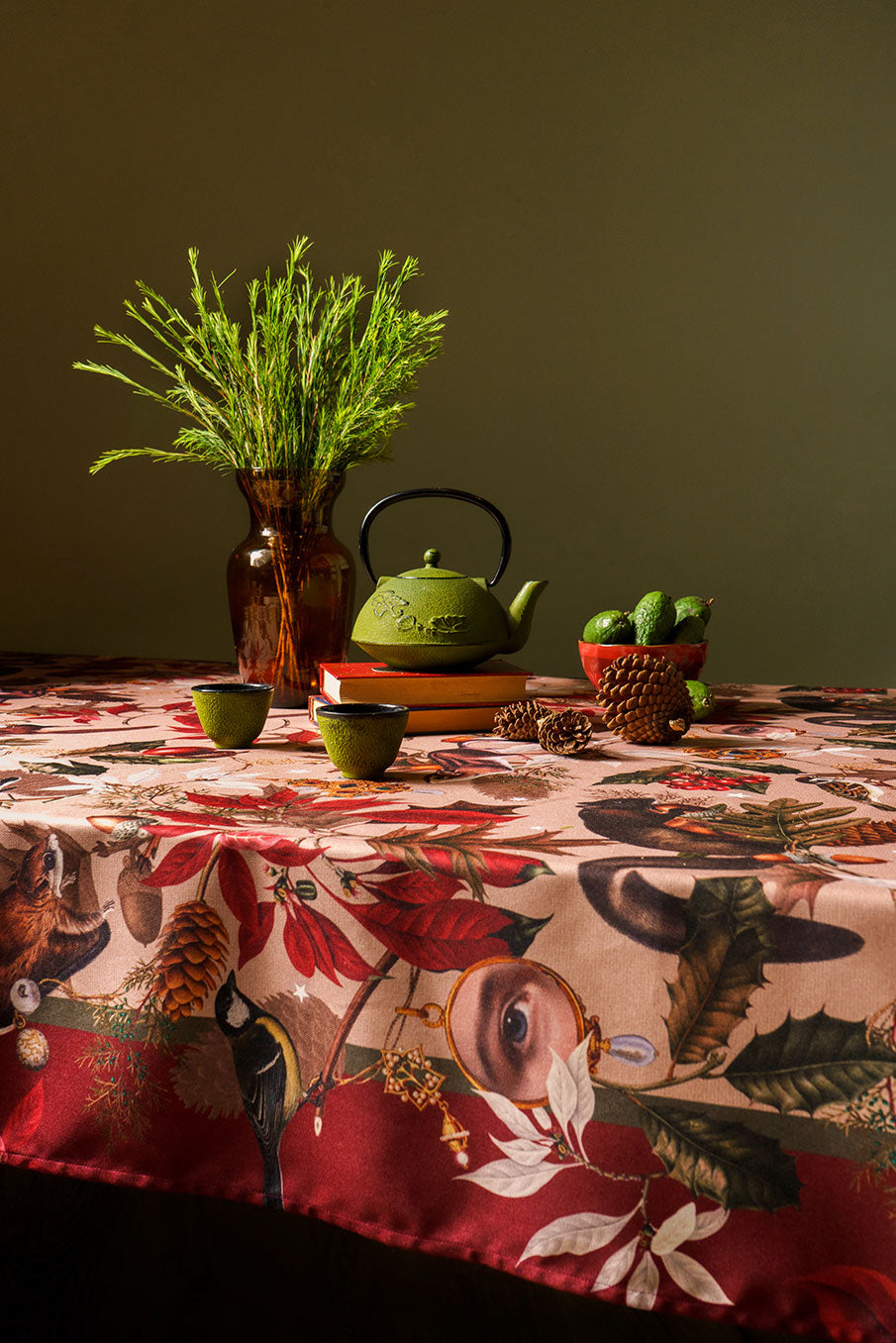 Navidad Ardilla - Tablecloth