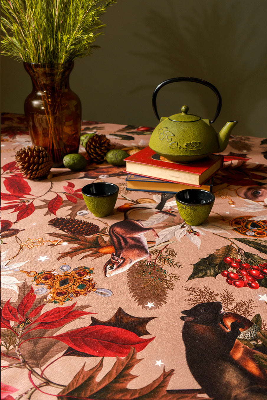 Navidad Ardilla - Tablecloth