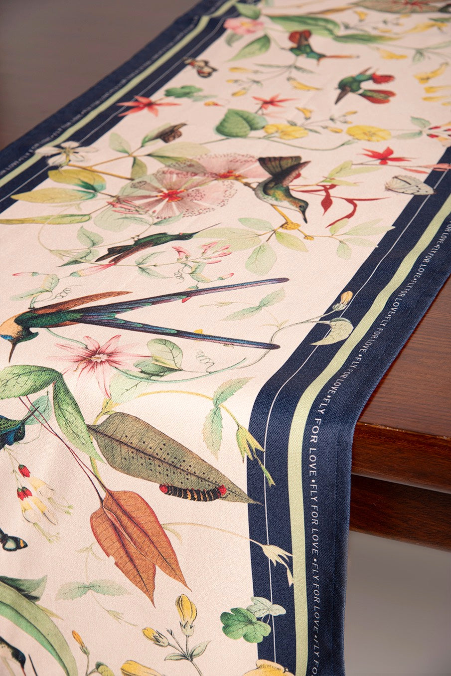 Hummingbird Blue - Table Runner