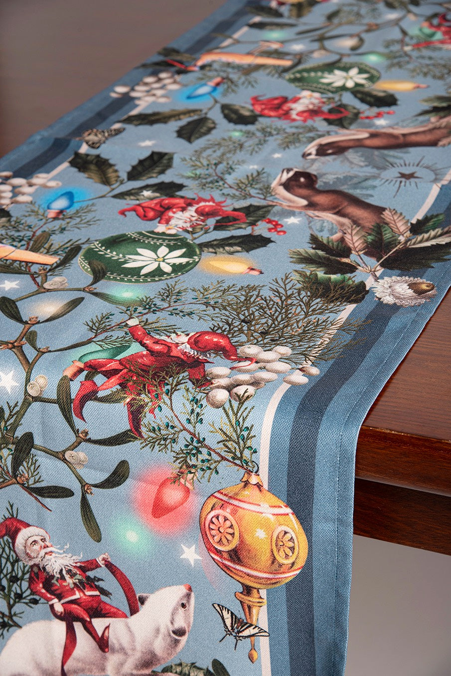 Santas Atelier Blue - Table Runner