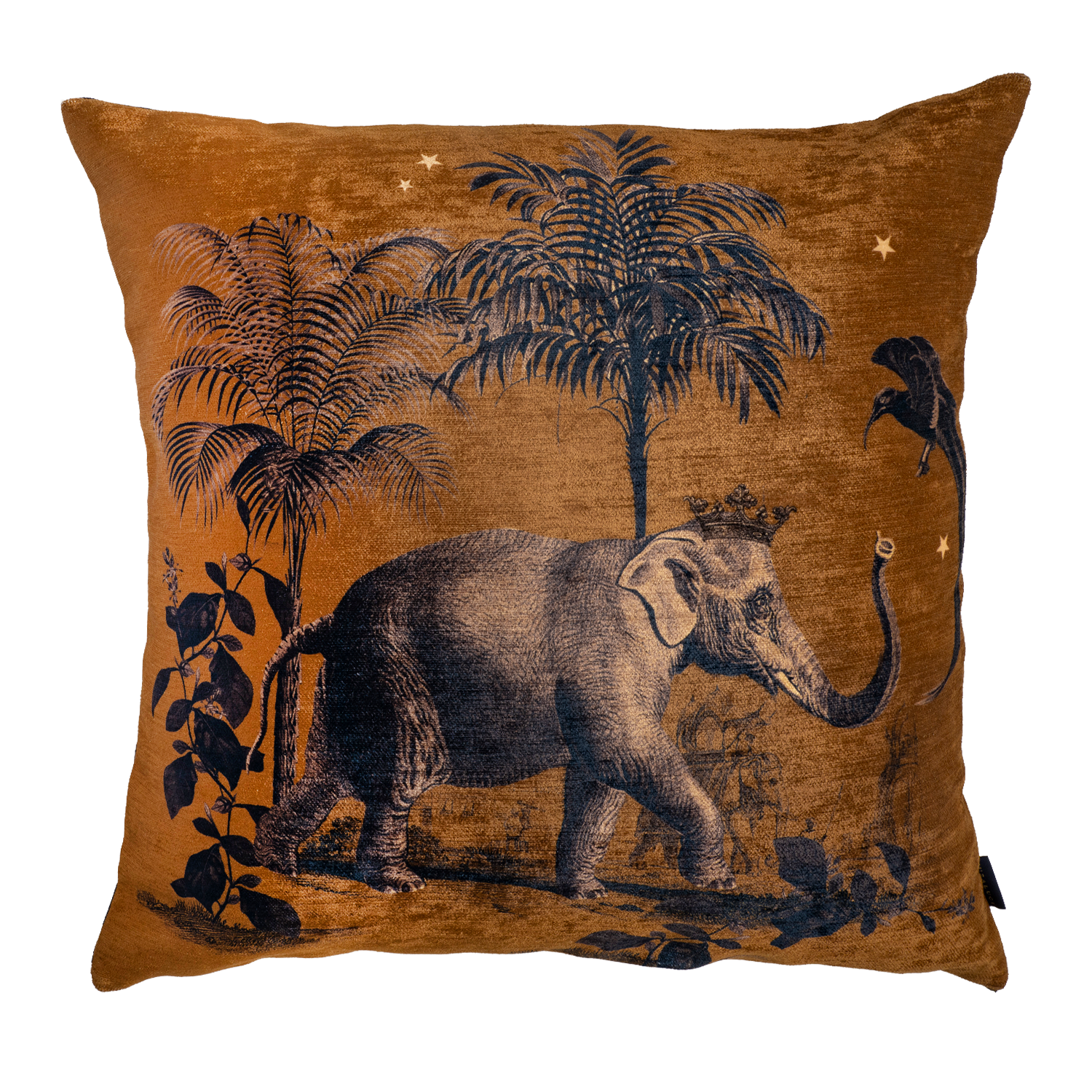 Cleopatra Elephant - Velvet Pillow