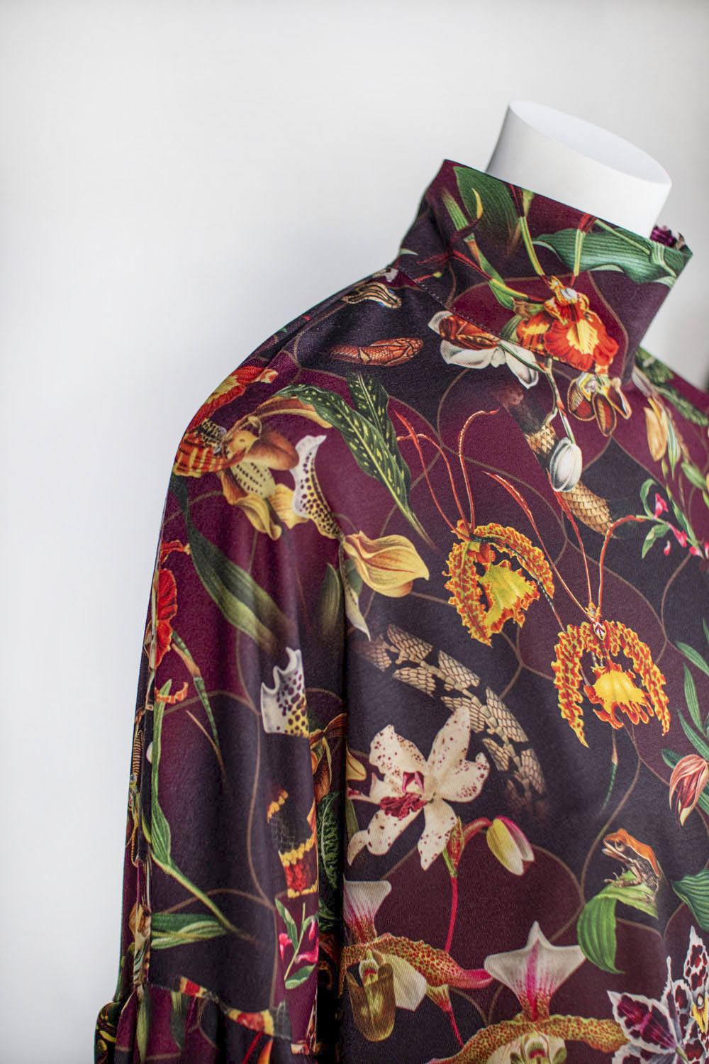 Orquideas Tigre - Balloon Sleeve Blouse