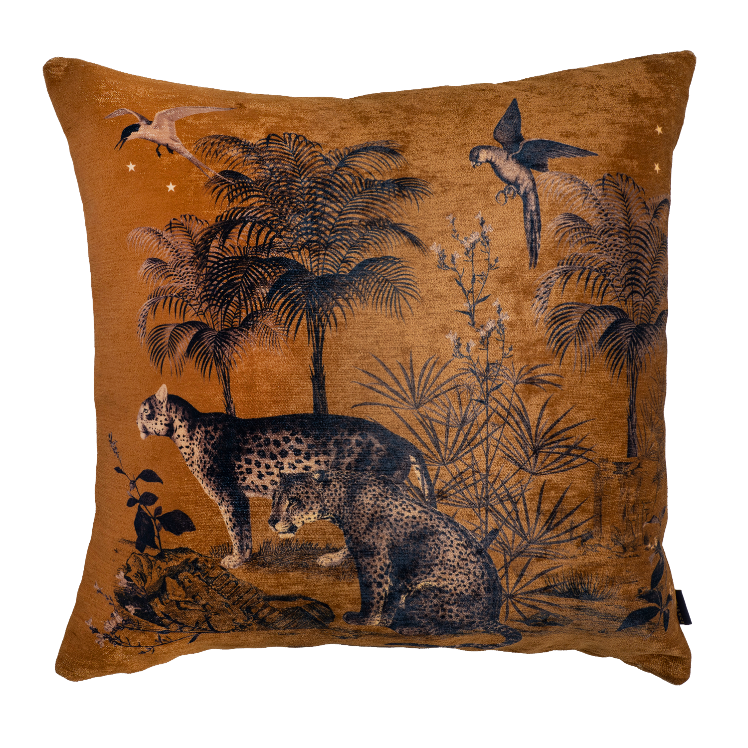 Cleopatra Leopards - Velvet Pillow