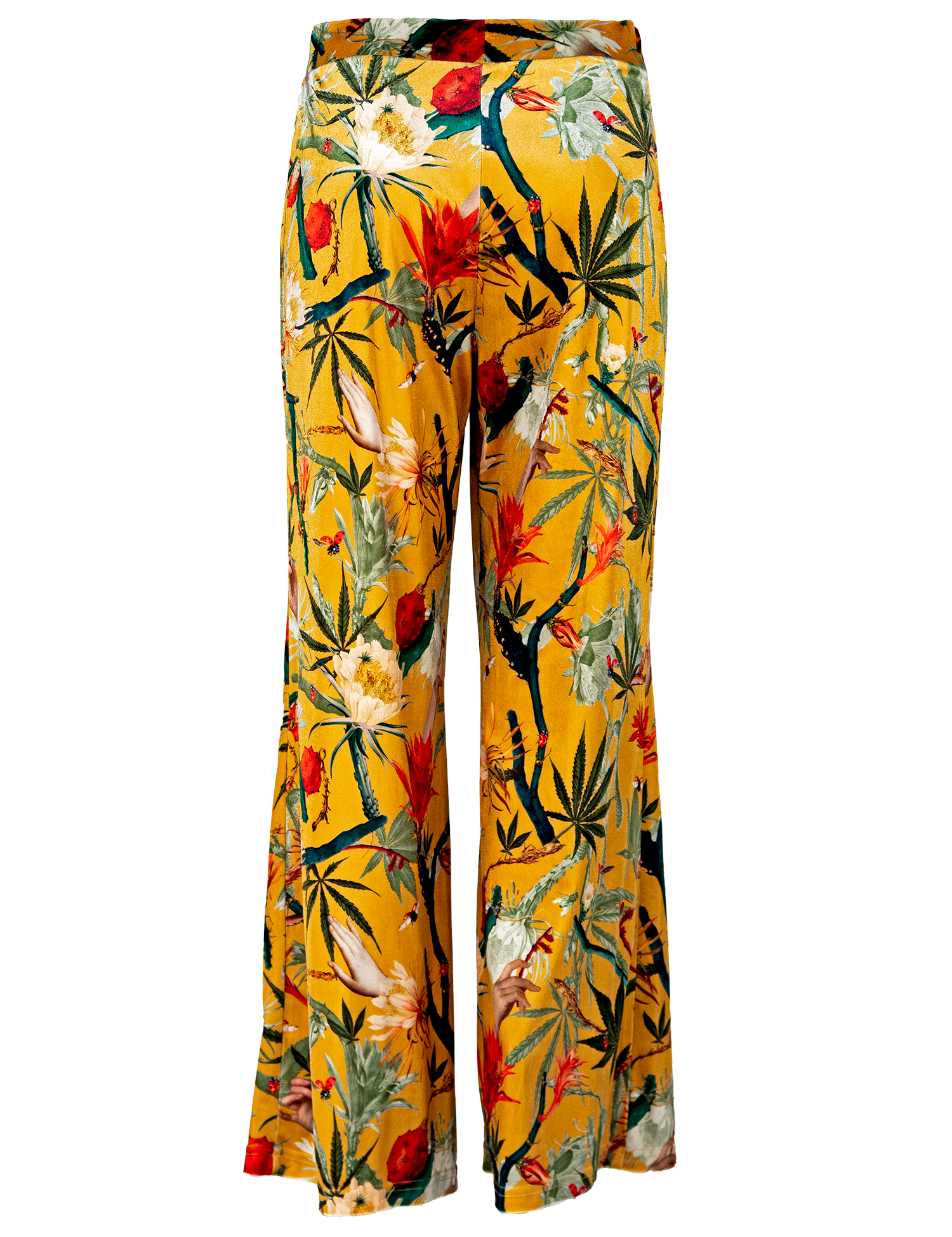 Cactus Yellow - Velvet Pants