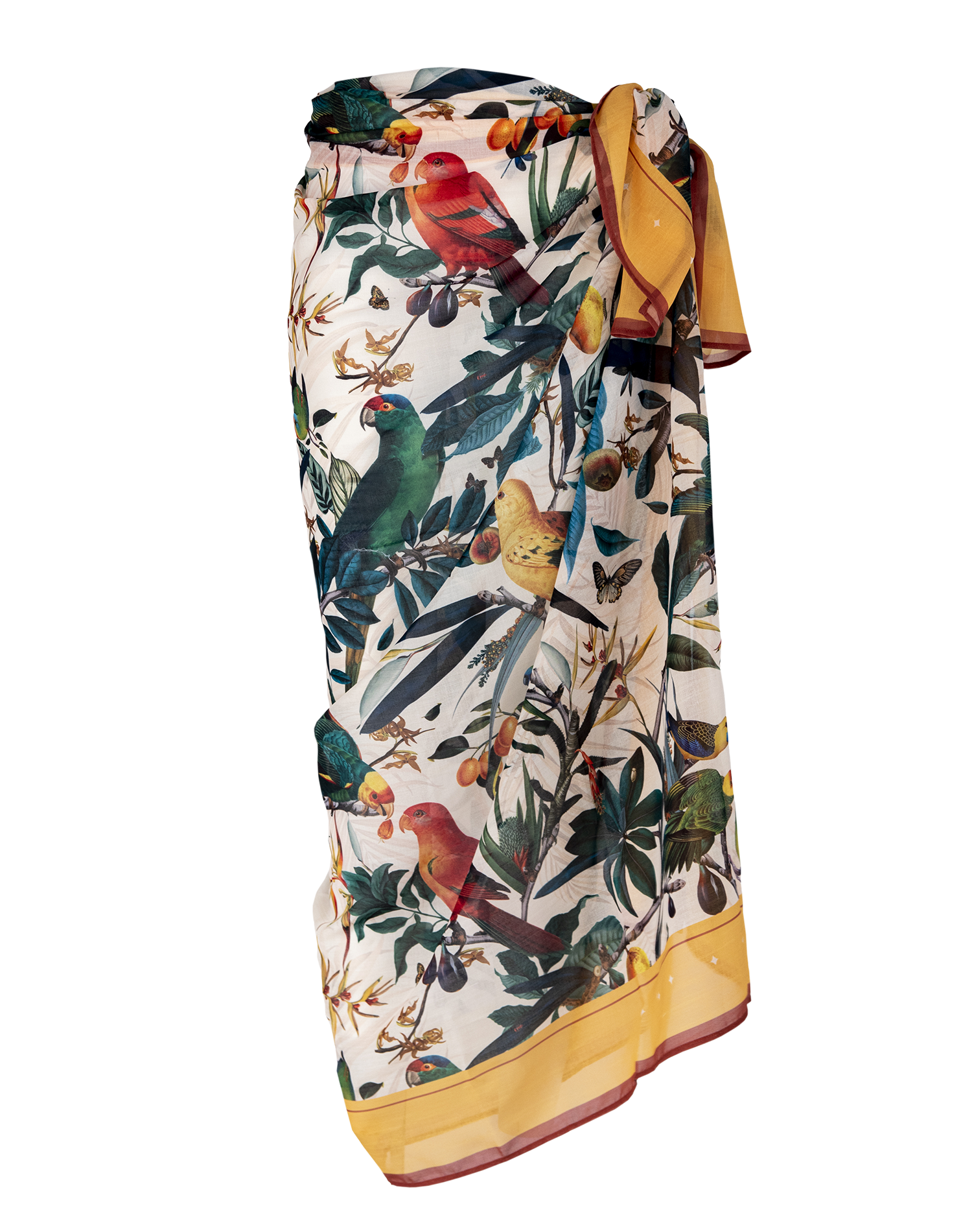 Colombian Parrots Yellow - Sarong