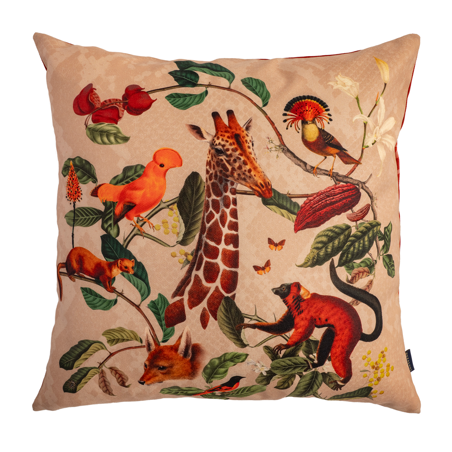 Afrika Giraffe - Canvas Pillow